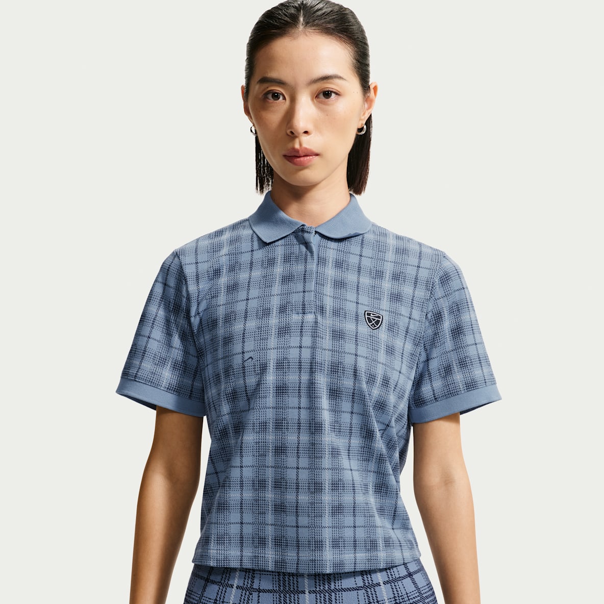 Nike Fairway Fresh 女款 Dri-FIT 格紋高爾夫有領衫