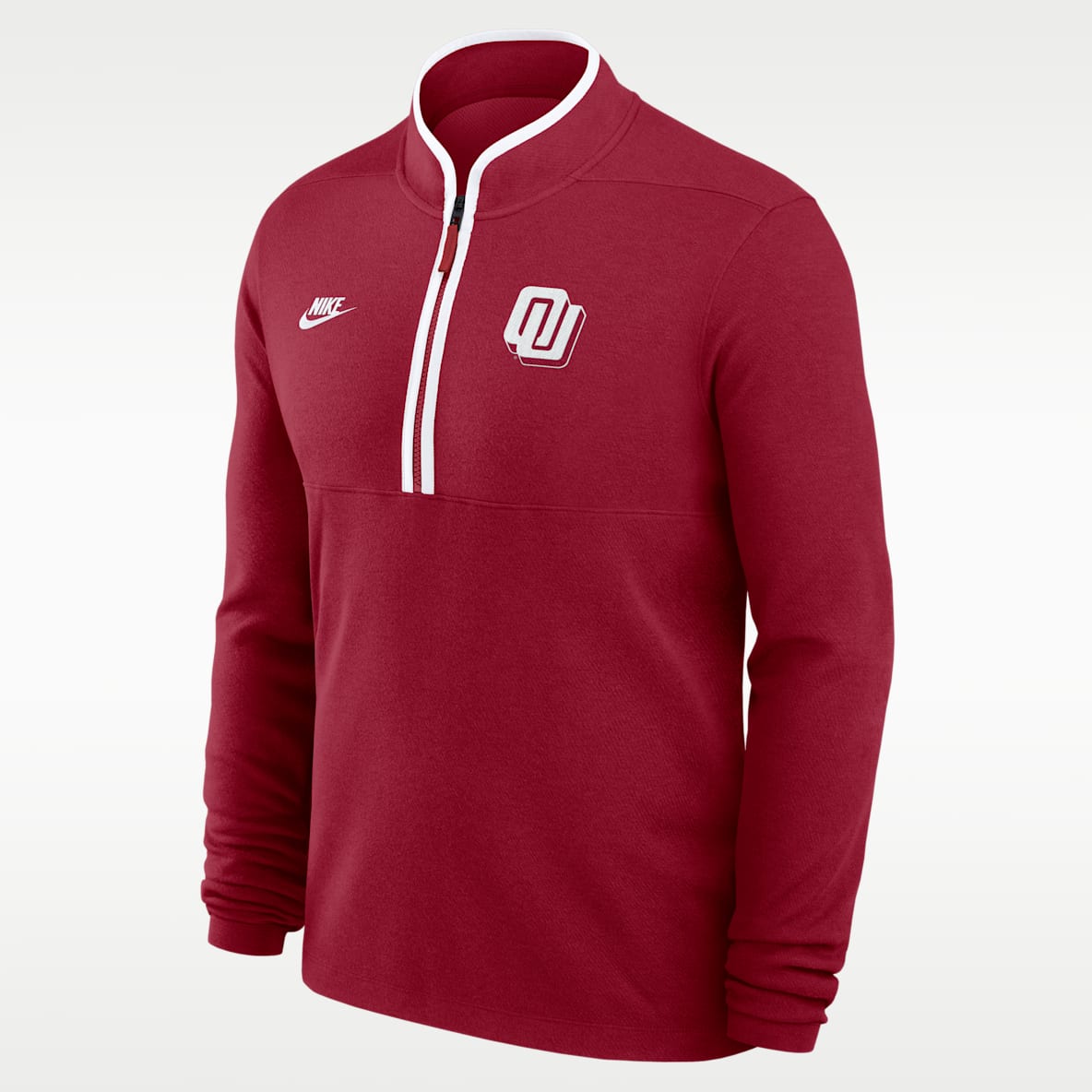 Oklahoma Courtside Men's Nike Dri-FIT College Half-Zip Top