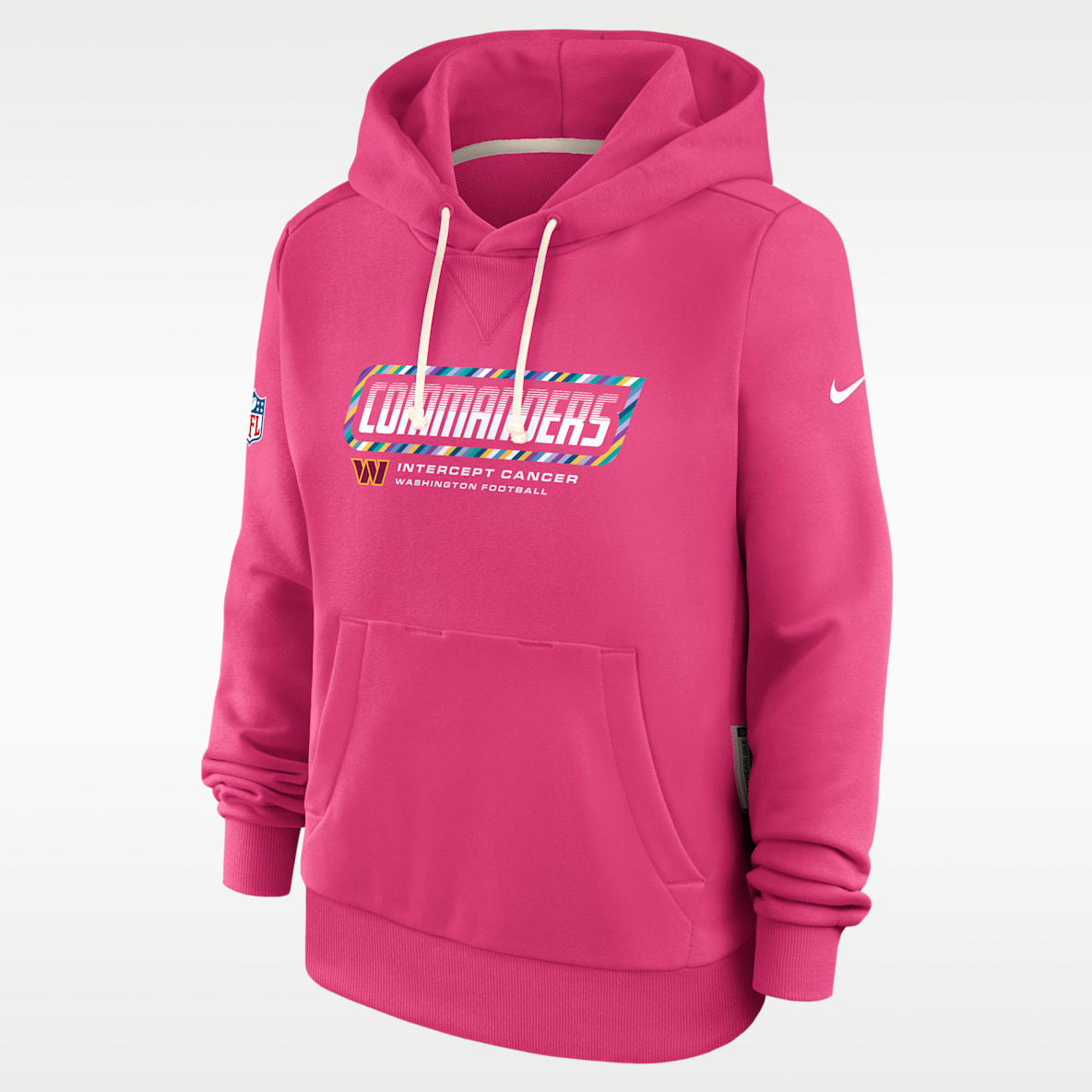 Washington Commanders Crucial Catch Standard Issue Women's Nike Dri-FIT NFL Pullover Hoodie