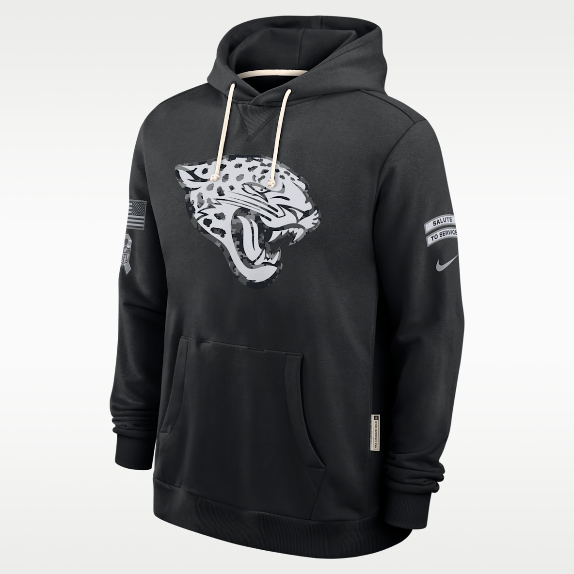 Jacksonville Jaguars Salute to Service Sideline Men's Nike Dri-FIT NFL Pullover Hoodie