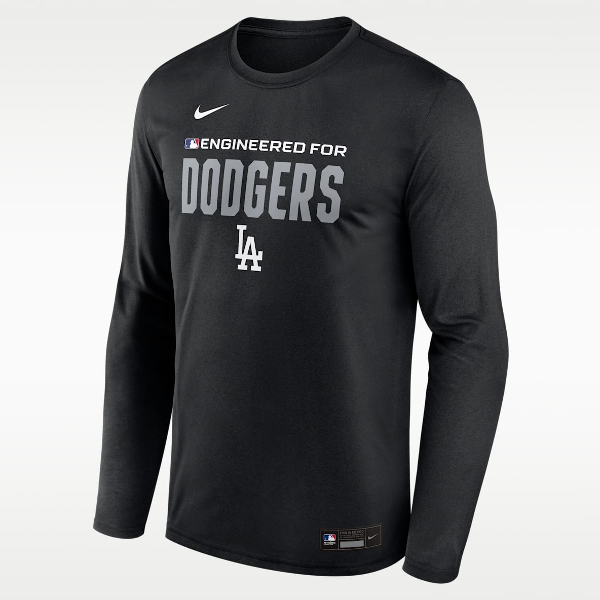 Los Angeles Dodgers Authentic Collection Team Issue Playera de manga larga Nike Dri-FIT de la MLB para hombre