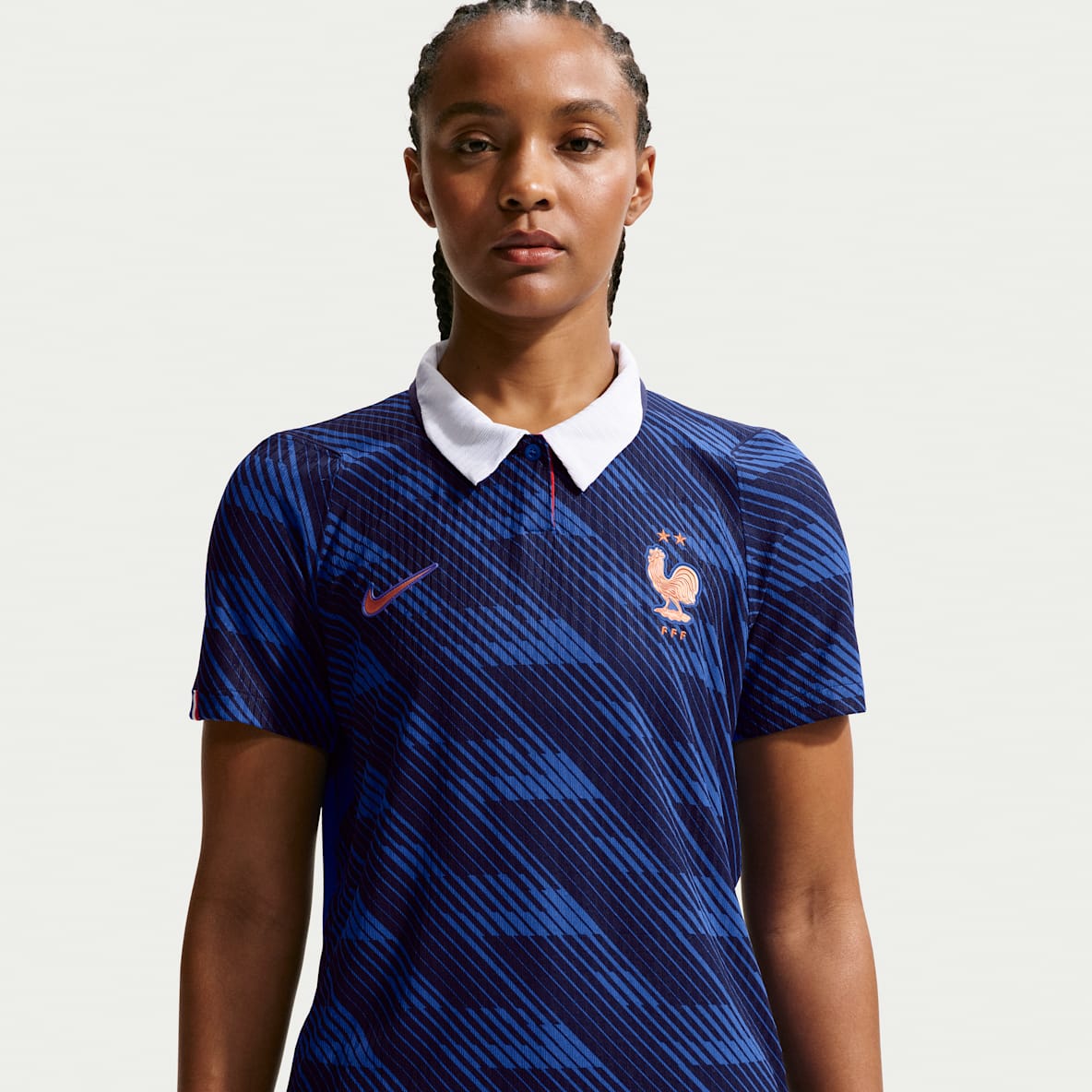 FFF 2026/27 Match Domicile Maillot de foot Authentic Nike Aero-FIT pour femme