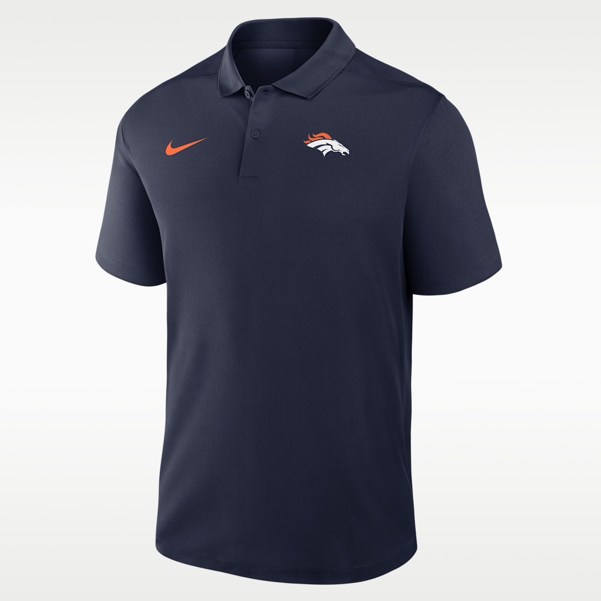 Denver Broncos Logo Victory Men's Nike Dri-FIT NFL Polo