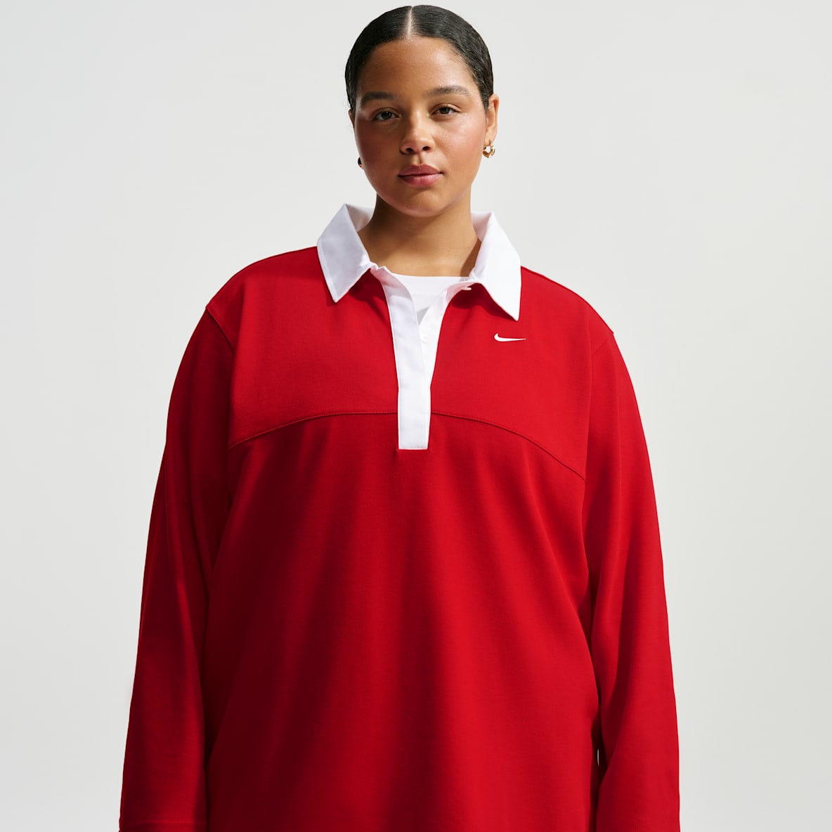 Nike Sportswear Women's Oversized Long-Sleeve Polo (Plus Size)