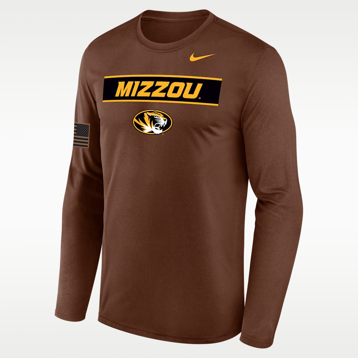Missouri 2026 Military Appreciation Legend Men's Nike Dri-FIT College Long-Sleeve T-Shirt