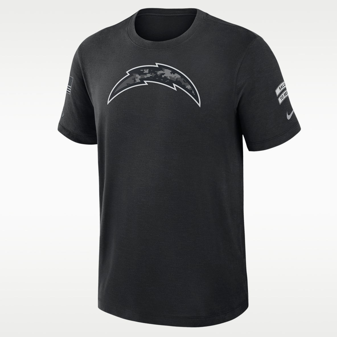 Los Angeles Chargers Salute to Service Slub Men's Nike Dri-FIT NFL T-Shirt