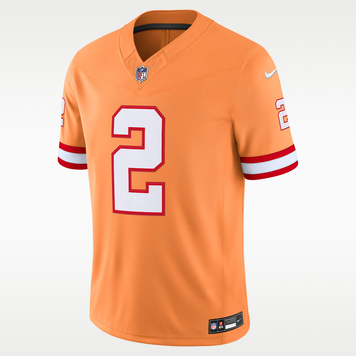 Emeka Egbuka de los Tampa Bay Buccaneers Jersey Nike Dri-FIT de la NFL Limited para hombre