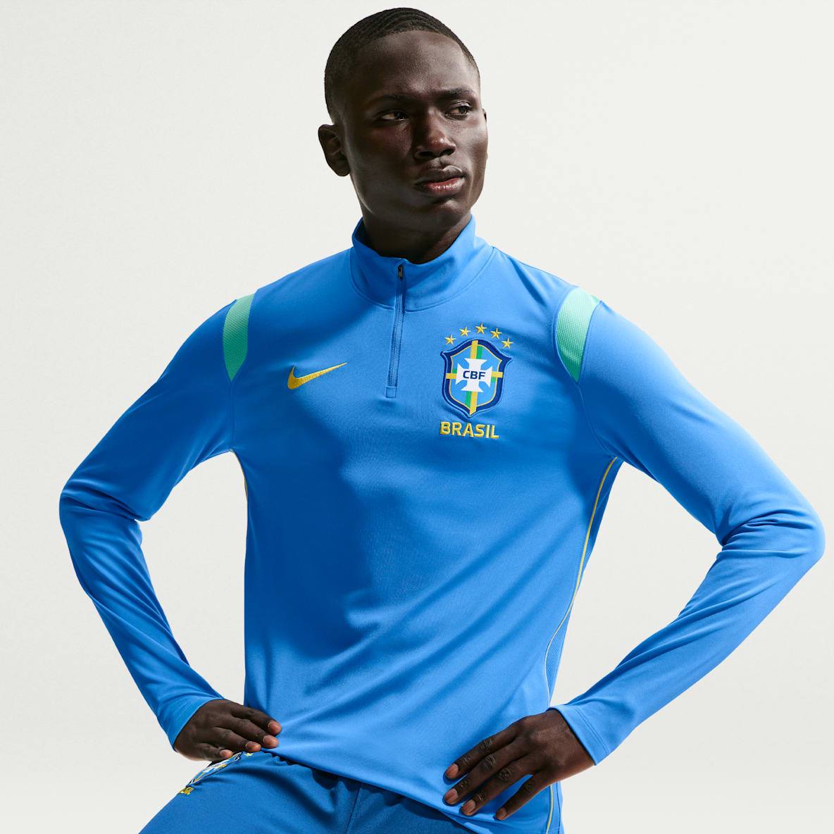 Brazil Academy Pro Men's Nike Dri-FIT Football Drill Top