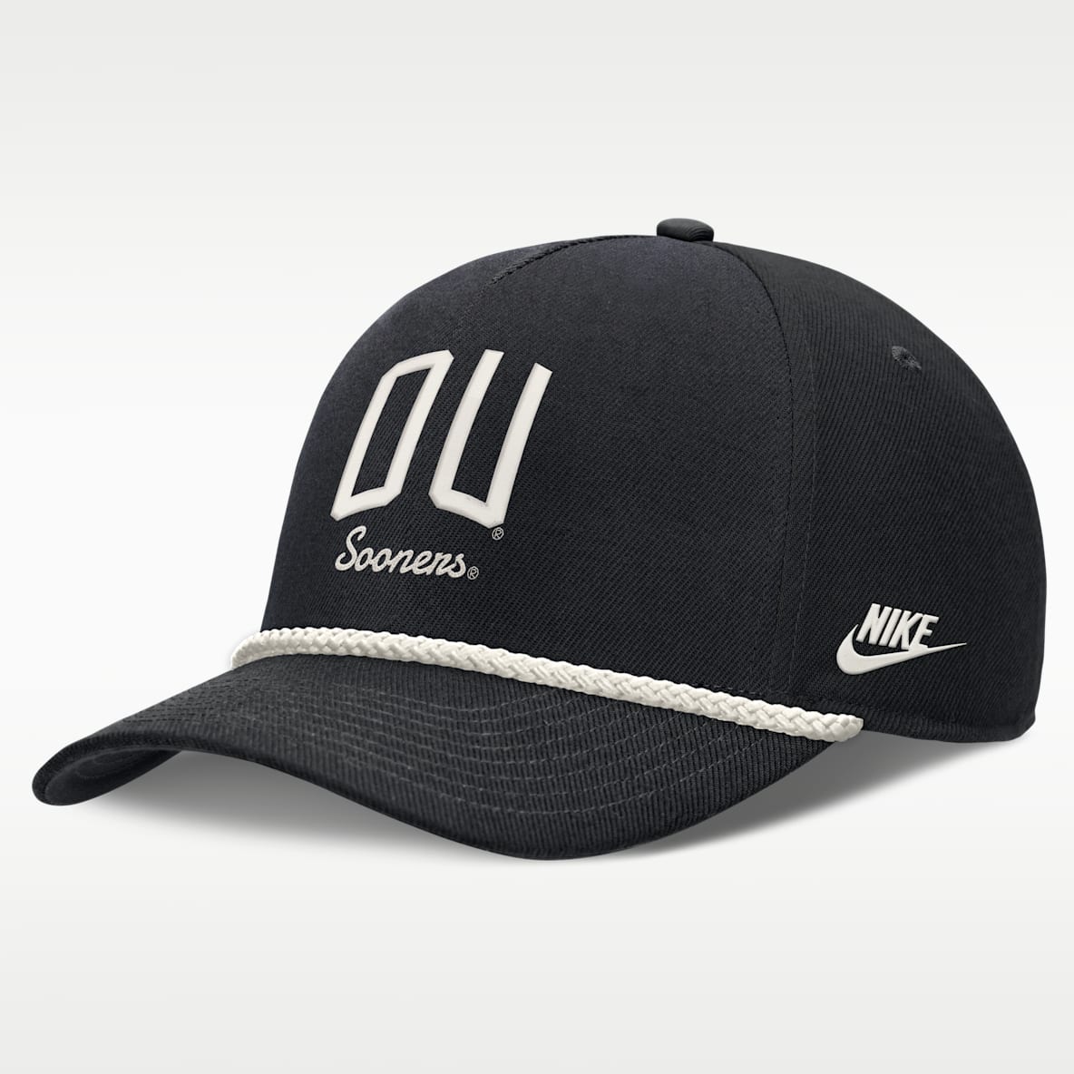 Oklahoma Legacy Letter Rise Men's Nike Dri-FIT College A-Frame Adjustable Hat