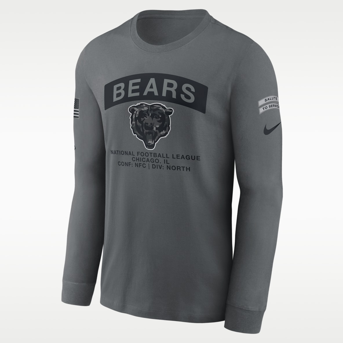 Chicago Bears Salute to Service Men's Nike NFL Long-Sleeve T-Shirt