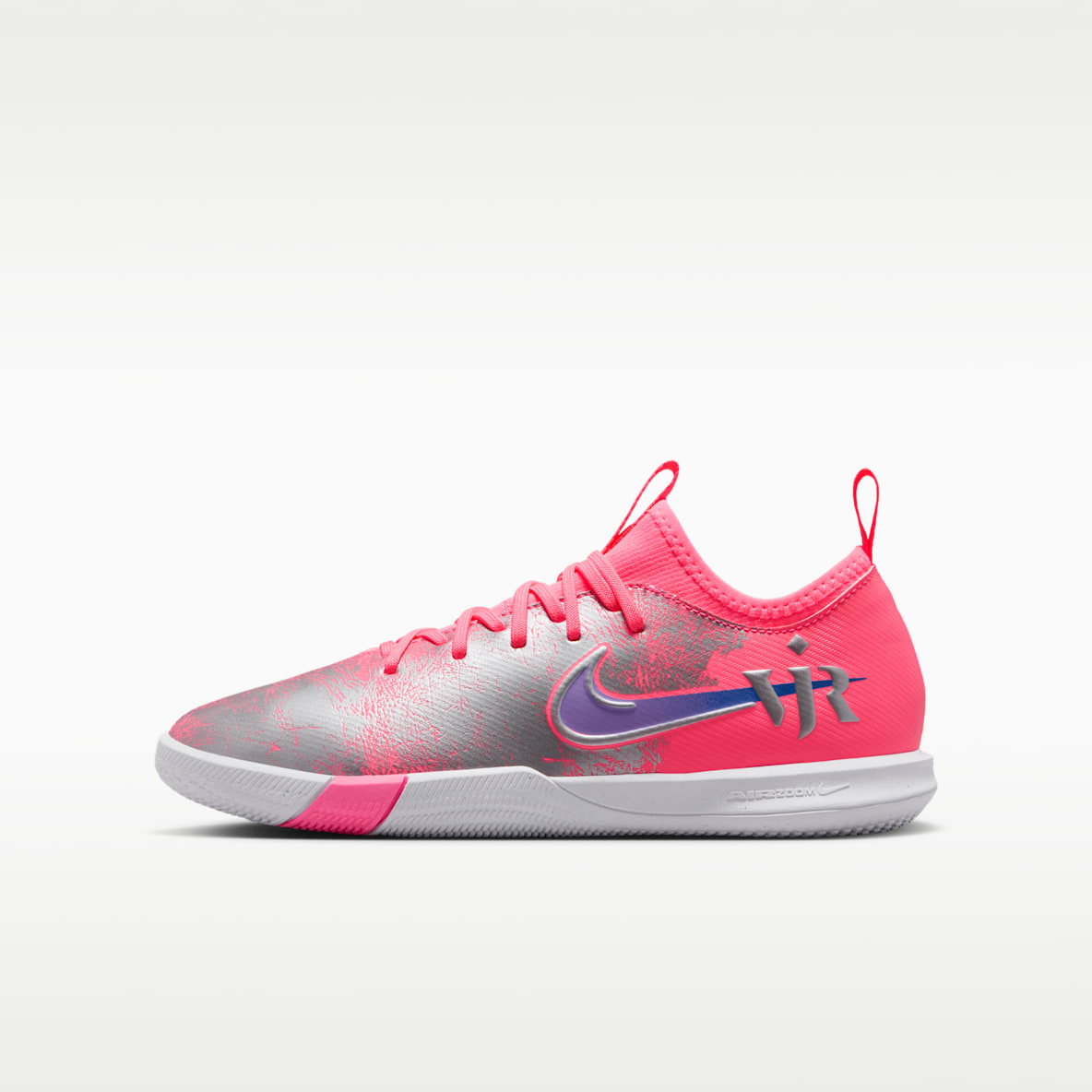 Nike Jr. Mercurial Vapor 16 Academy "Vini Jr." Big Kids' Indoor/Court Low-Top Soccer Shoes