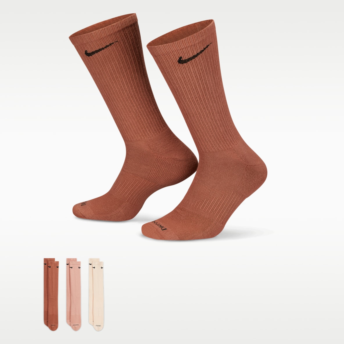 Nike Everyday Plus Cushioned Calze da training di media lunghezza (3 paia)