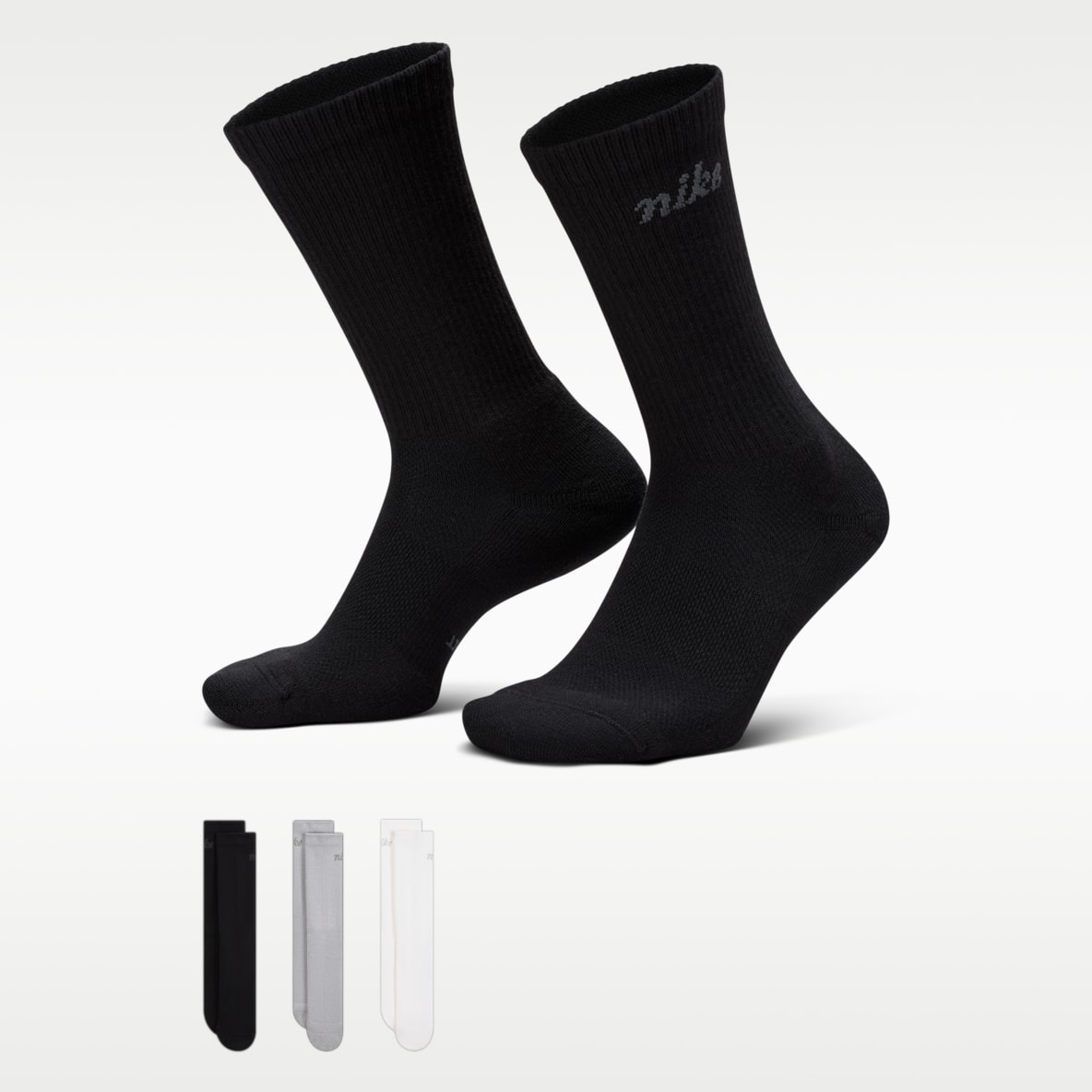 Nike Everyday Elevated Crew Socks (3 Pairs)
