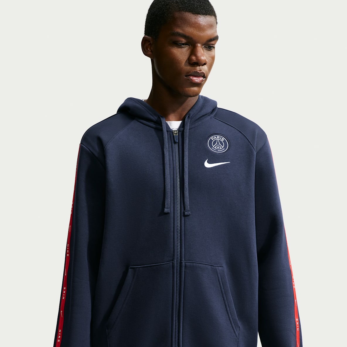 Paris Saint-Germain City Side Men's Nike Soccer Full-Zip Fleece Hoodie