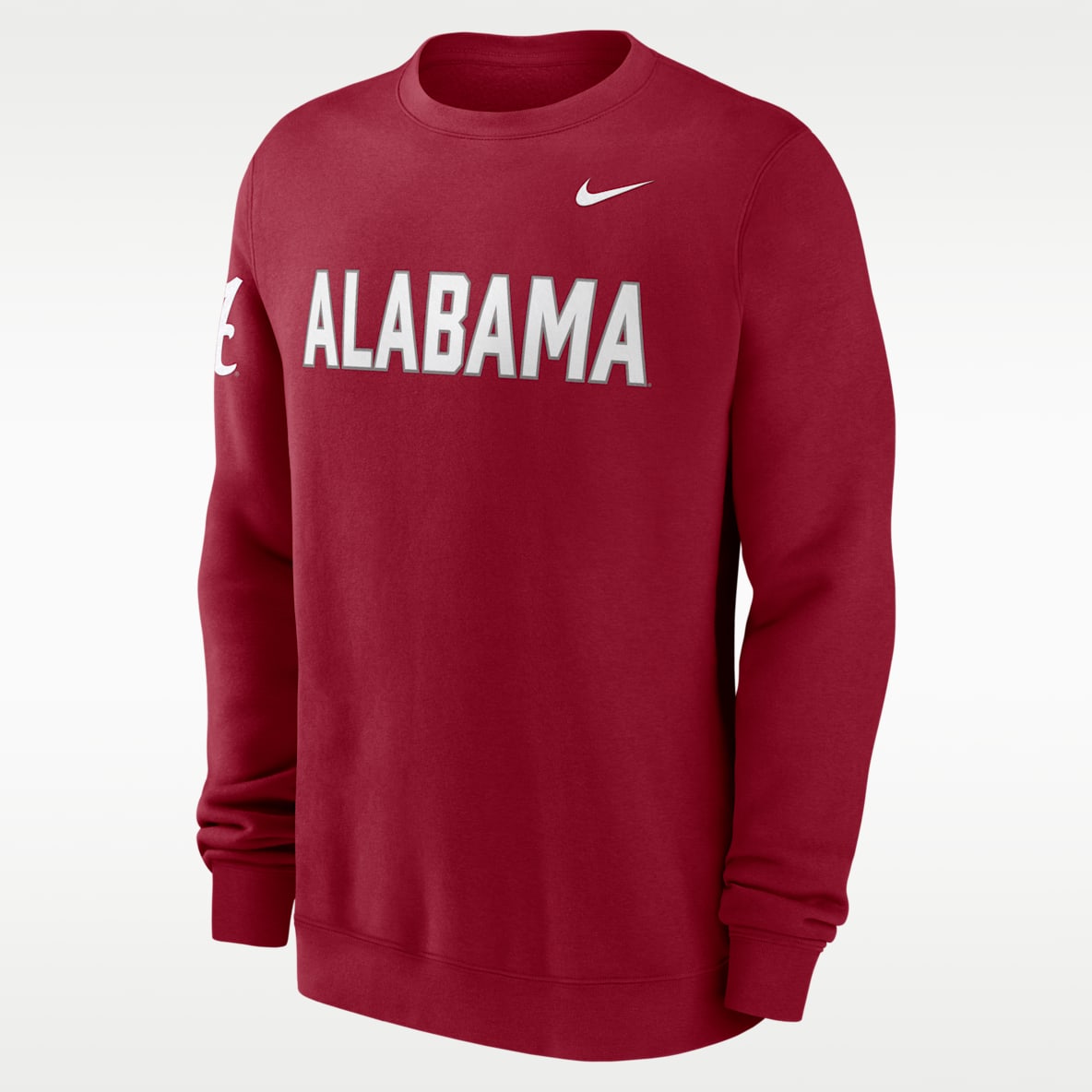Alabama Sideline Club Men's Nike College Pullover Crew
