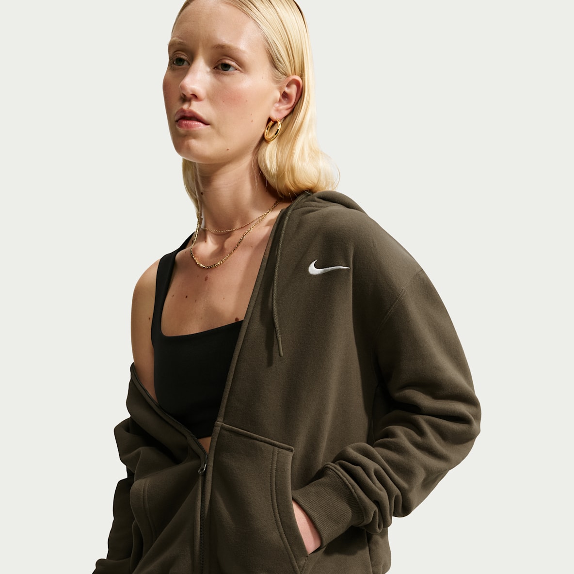 Nike Studio Fleece Medium Weight Women's Full-Zip Hoodie