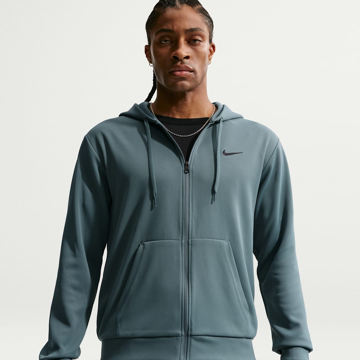 Nike Hyverse Sudadera con gorro de tejido Fleece Dri-FIT UV de cierre completo para hombre