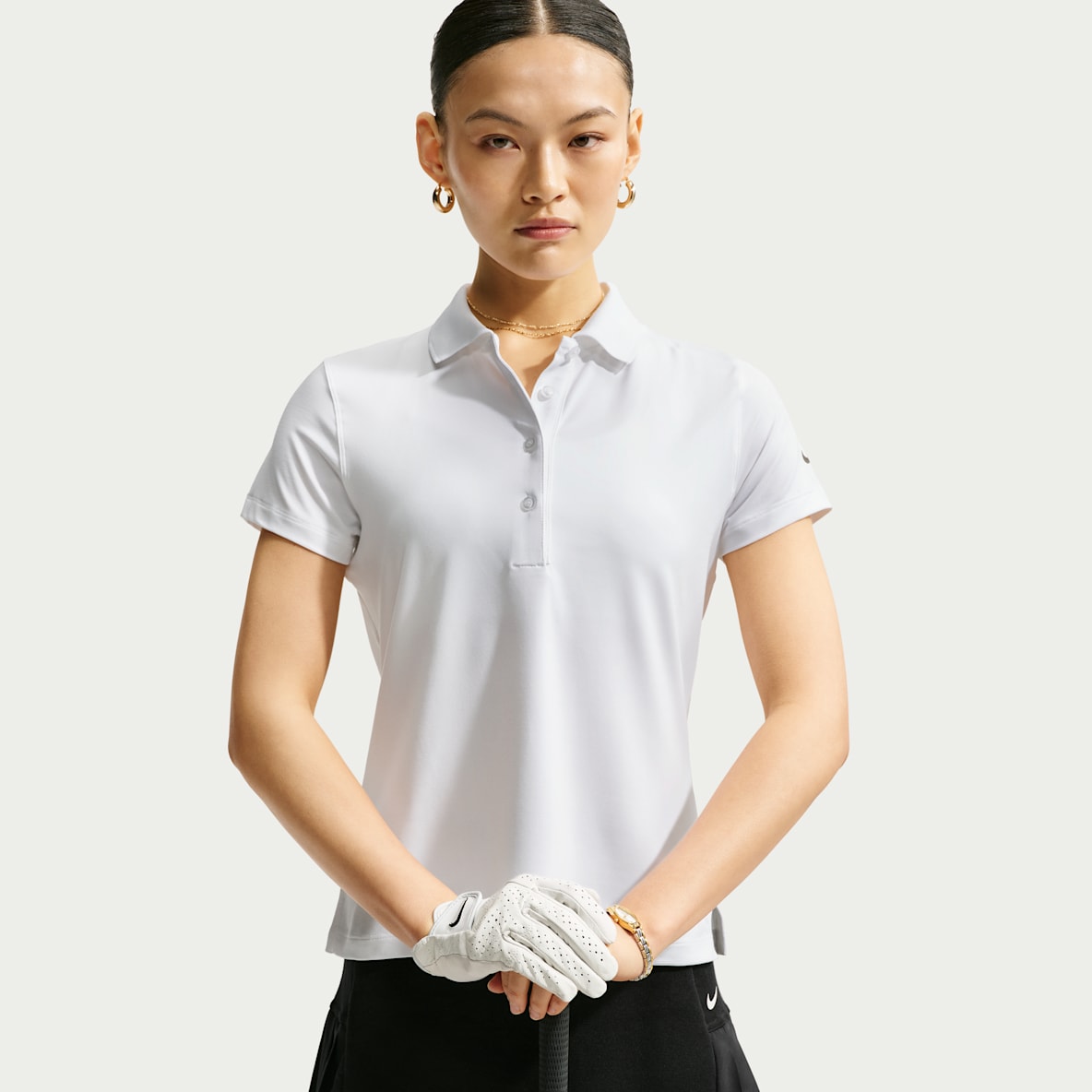 Nike Golf Club Women's Dri-FIT UV Short-Sleeve Golf Polo