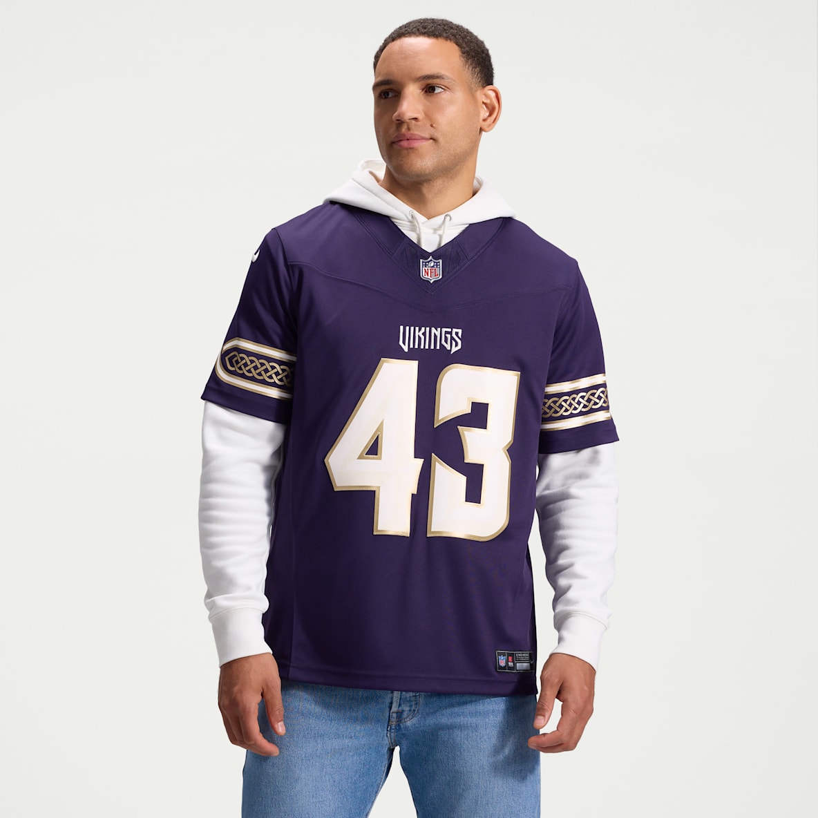 Andrew Van Ginkel Minnesota Vikings Rivalries Collection Men's Nike Dri-FIT NFL Limited Jersey