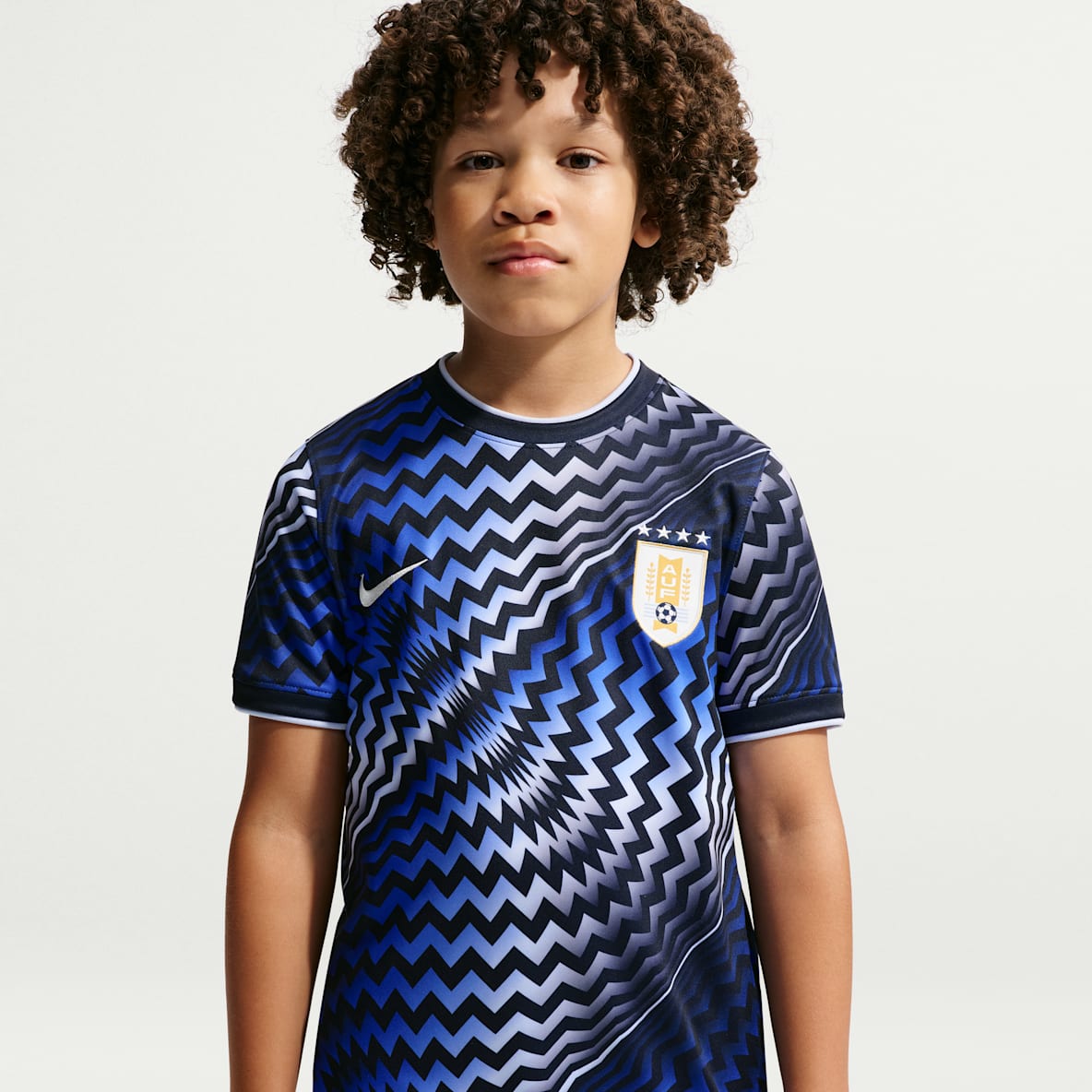 Uruguay Big Kids' Nike Dri-FIT Soccer Pre-Match Short-Sleeve Top