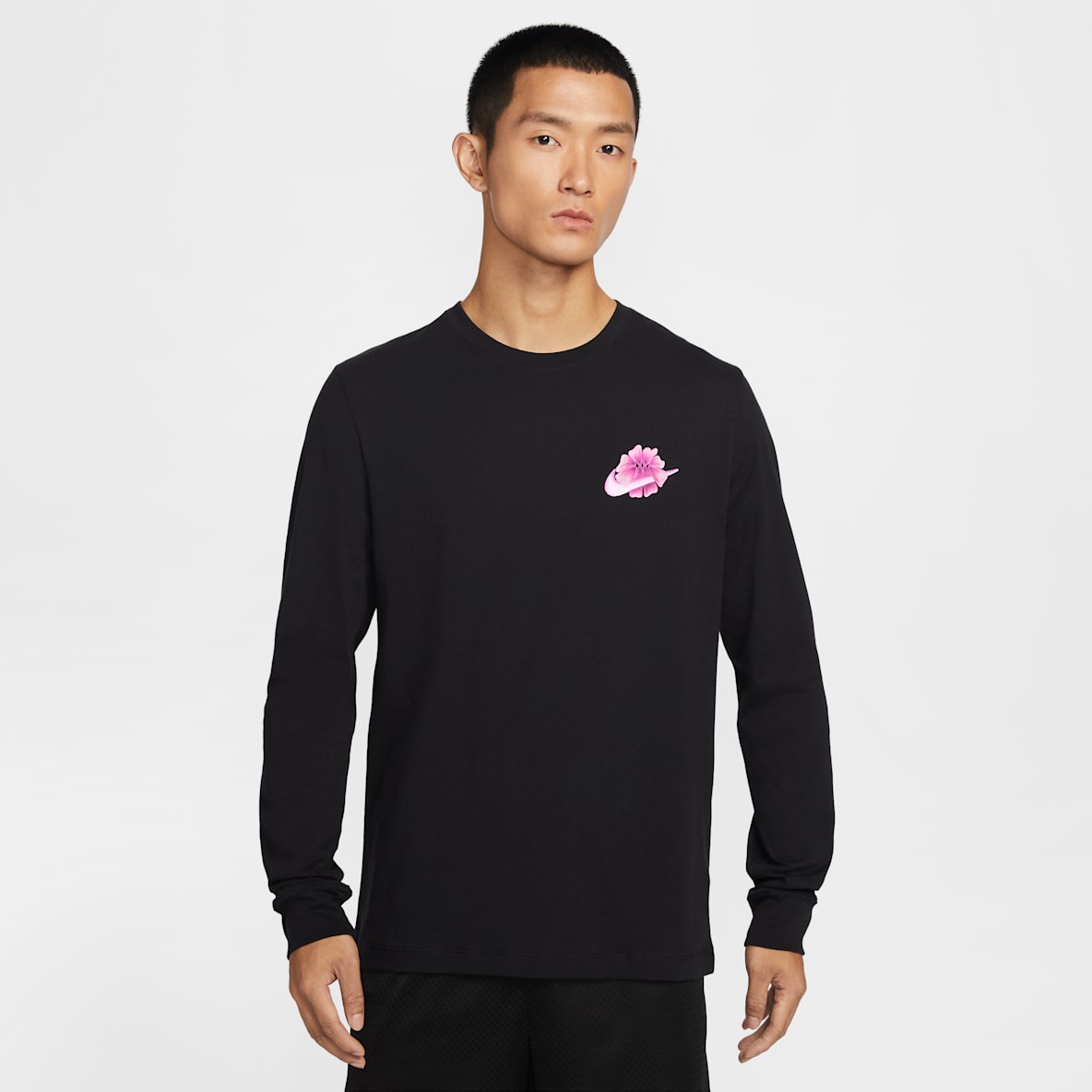 ナイキ エッセンシャル メンズ ロングスリーブ バスケットボールTシャツ