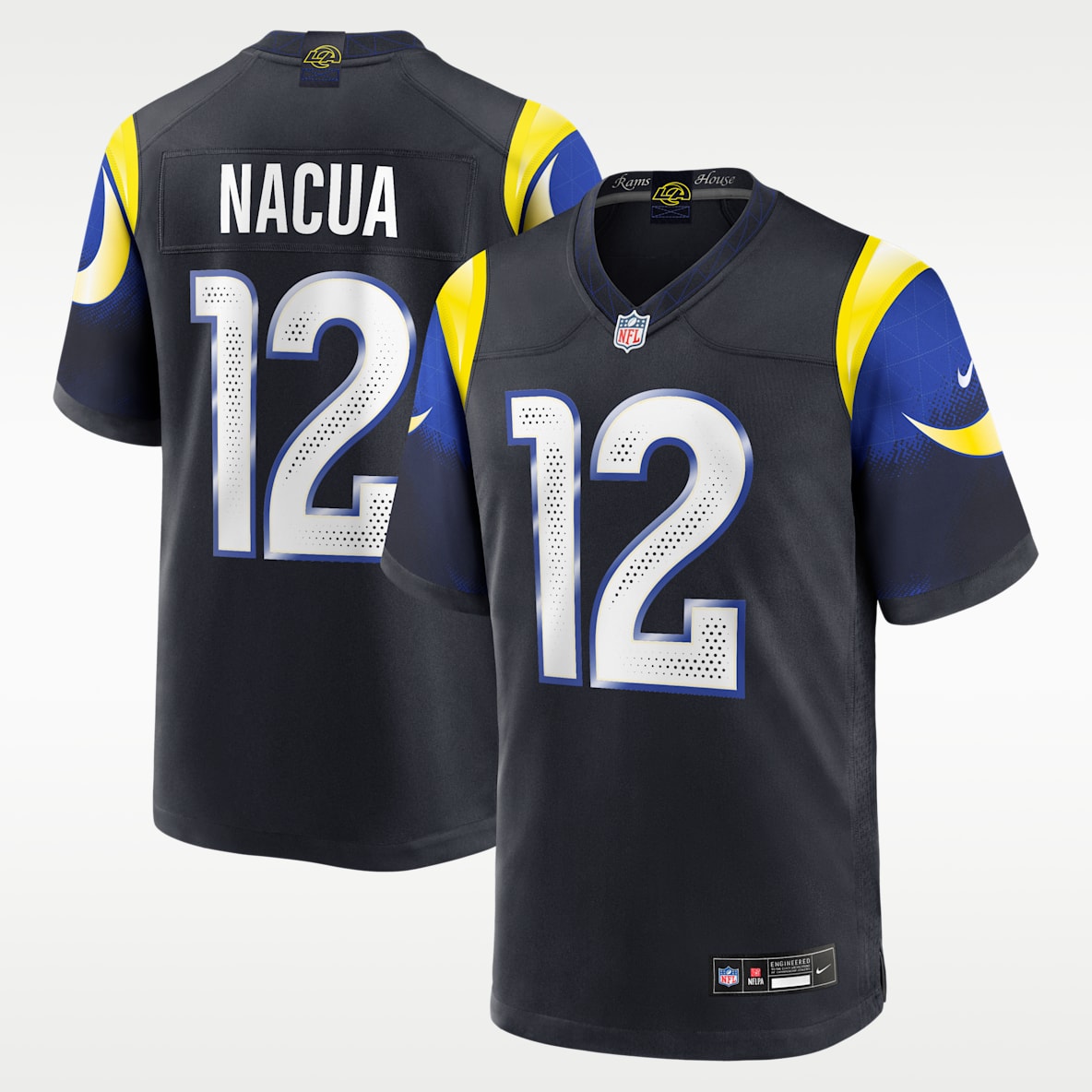 Rams (Nacua) Men's Nike NFL Rivalries Game Jersey