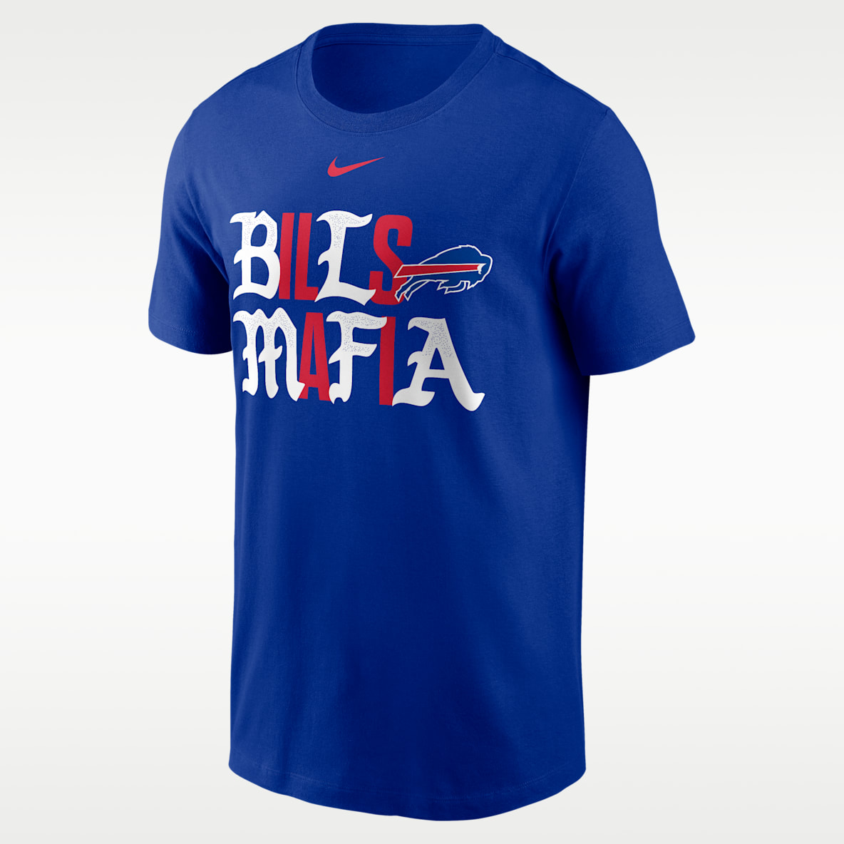 Buffalo Bills Mafia Wordmark Club Men's Nike NFL T-Shirt