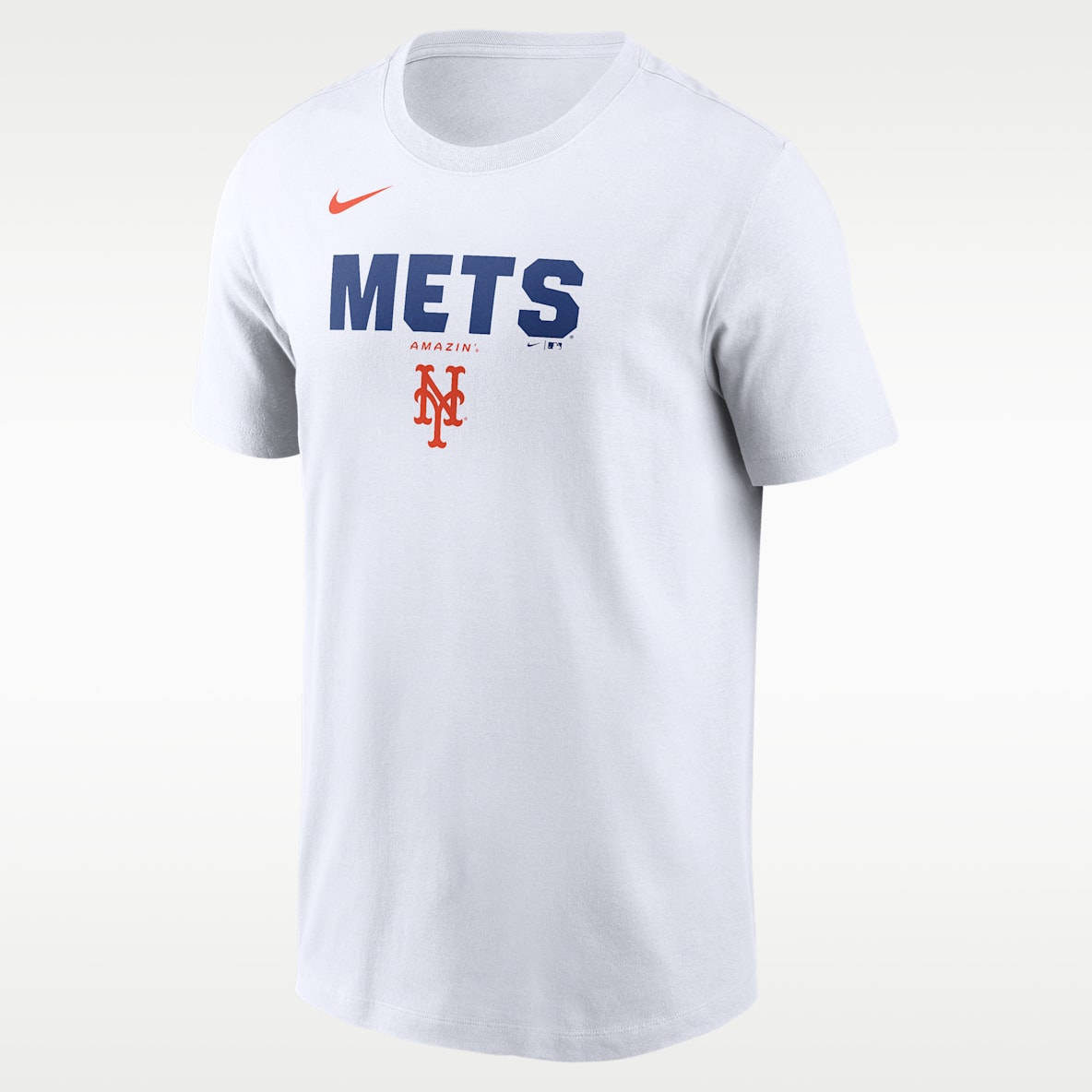 New York Mets Bold Team Name Men's Nike MLB T-Shirt