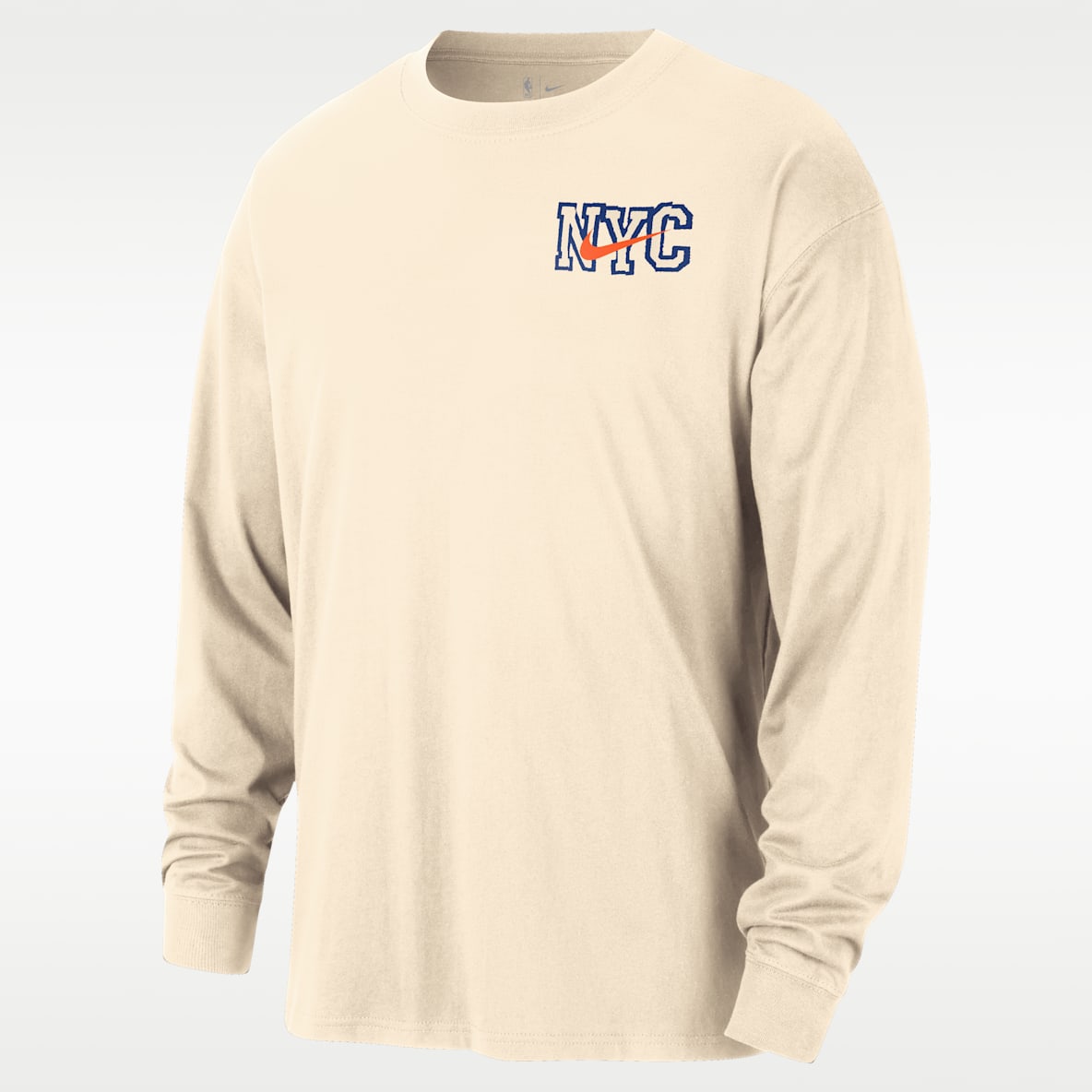 NYC Knicks Essential City Edition Men's Nike NBA Long-Sleeve T-Shirt