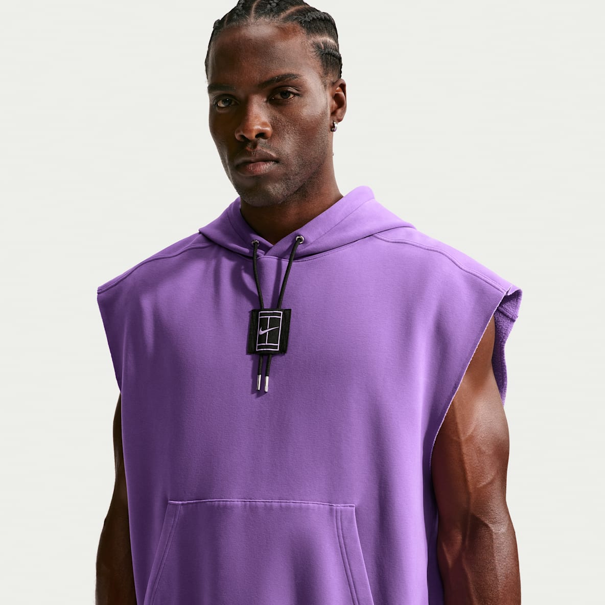 NikeCourt Slam Men's Tennis Sleeveless Pullover Hoodie