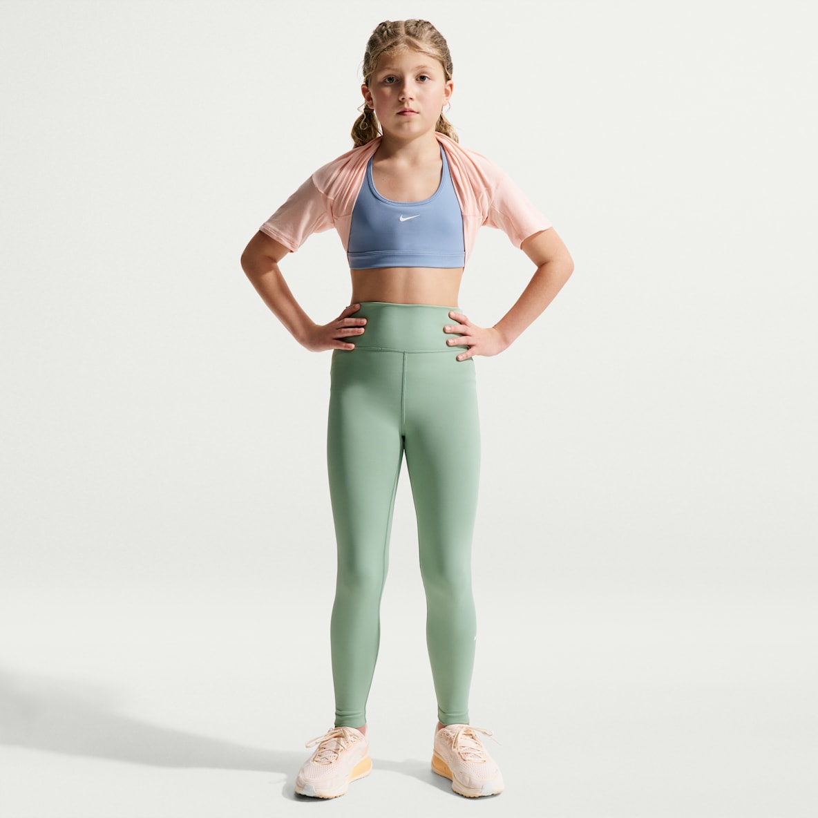 Nike One Leggings Dri-FIT med hög midja för ungdom (tjejer)