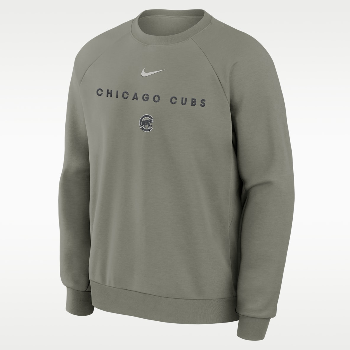 Chicago Cubs Primary Men's Nike Dri-FIT MLB Pullover Crew