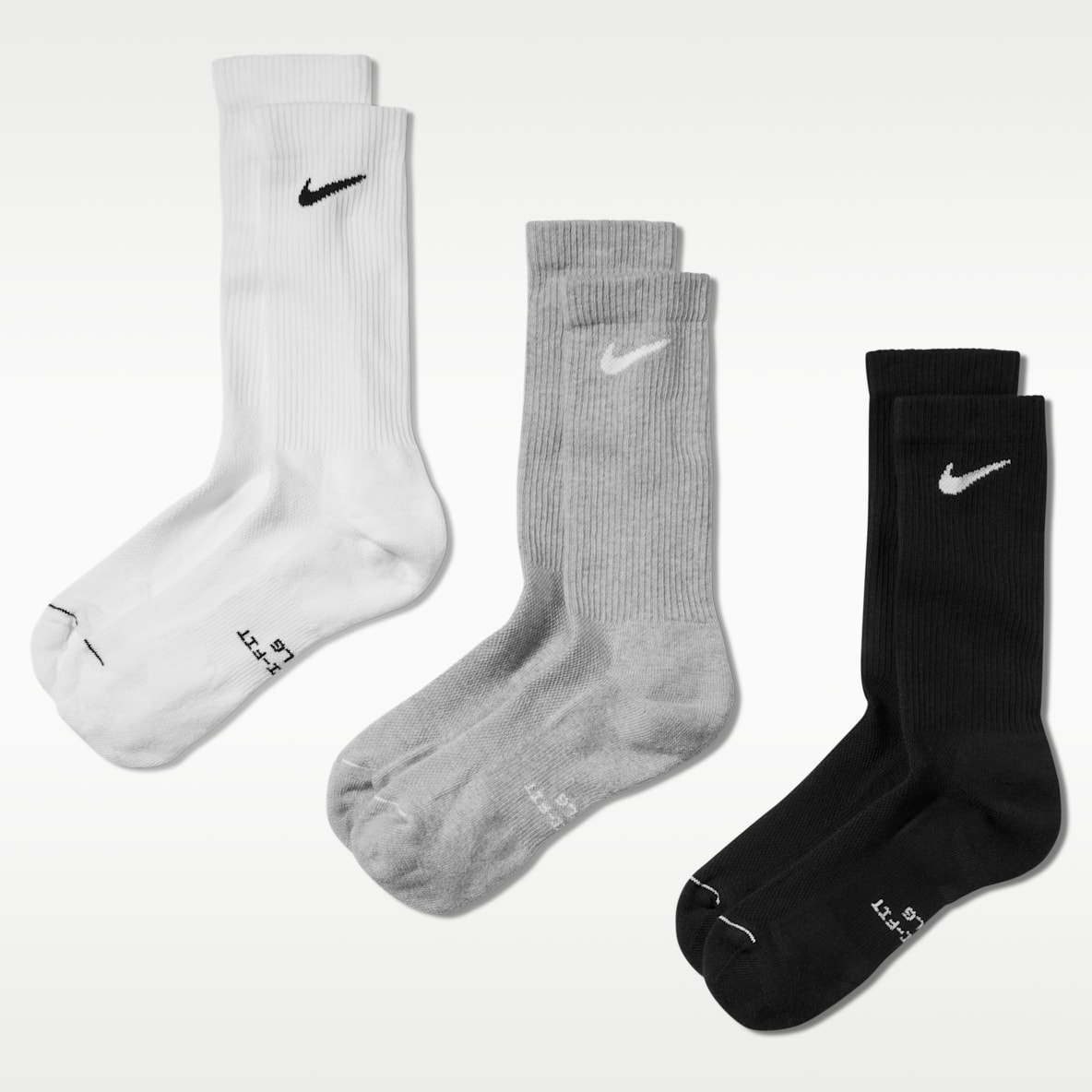 Nike Everyday Elevated Crew Socks (3 Pairs)