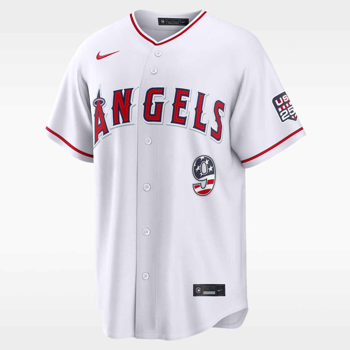 Zach Neto Los Angeles Angels USA 250 Men's Nike MLB Stadium Jersey