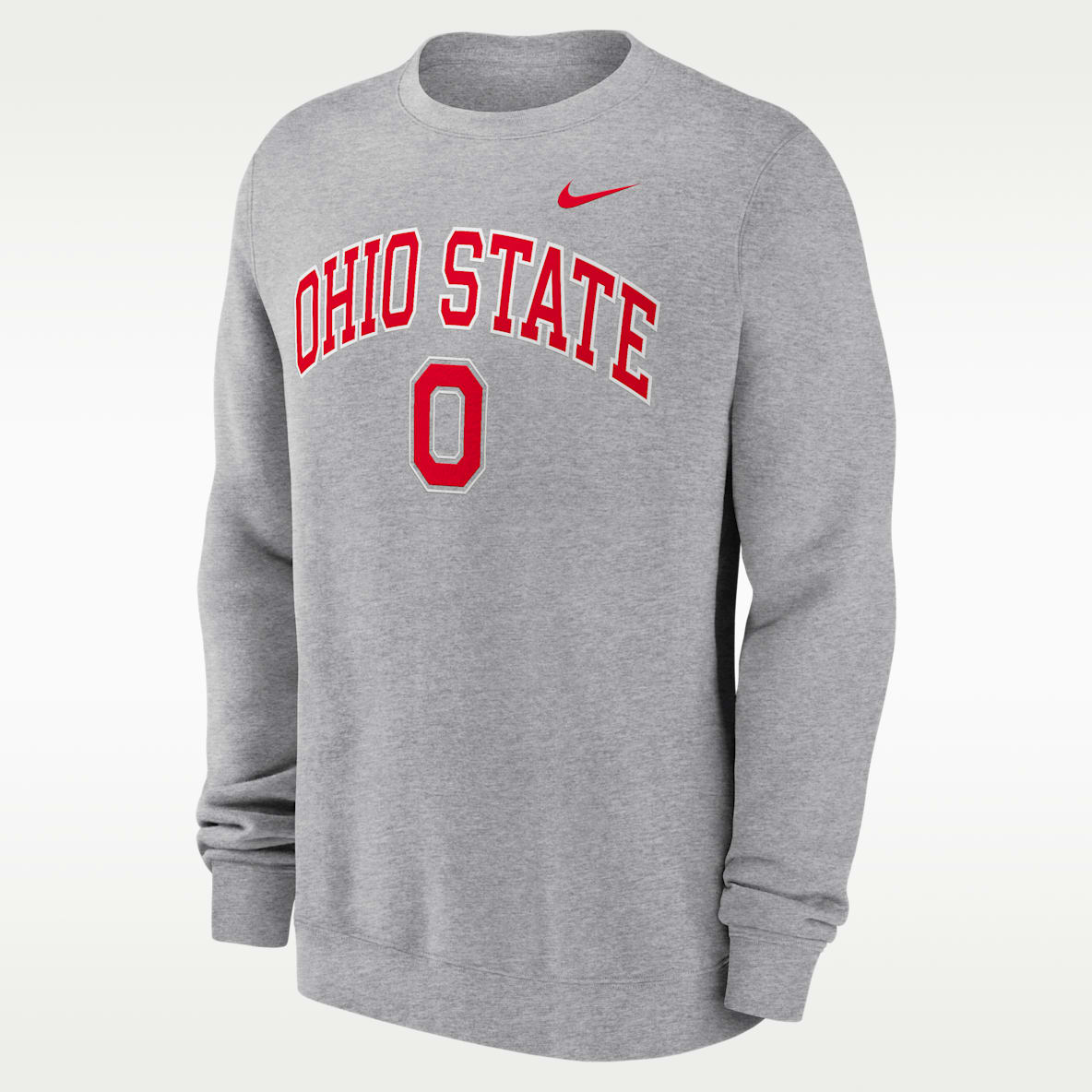 Ohio State Arch Sudadera de cuello redondo sin cierre universitaria Nike para hombre