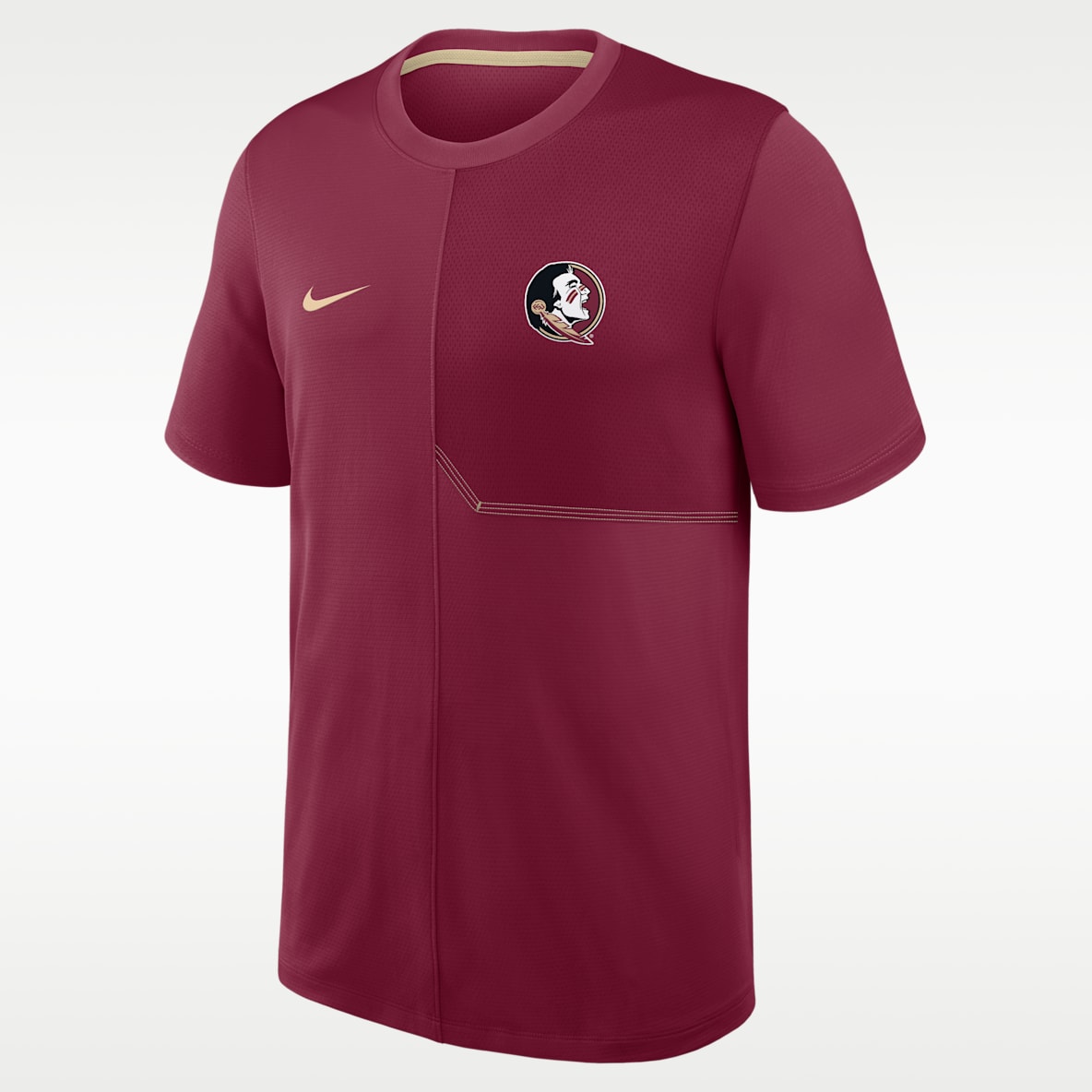 Florida State Sideline Coach Men's Nike Dri-FIT College Top