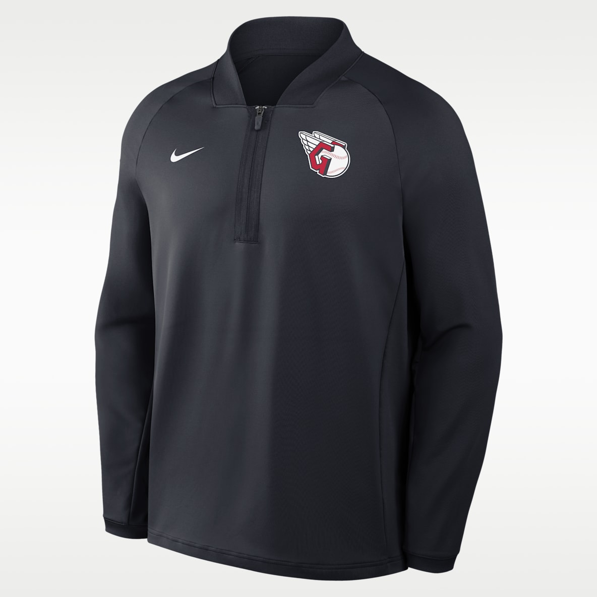 Cleveland Guardians Authentic Collection Men's Nike Dri-FIT MLB 1/2-Zip Long-Sleeve Top