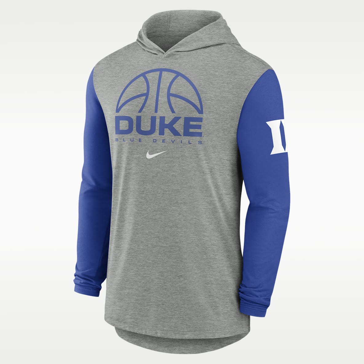 Duke Basketball Men's Nike Dri-FIT College Long-Sleeve Hooded T-Shirt