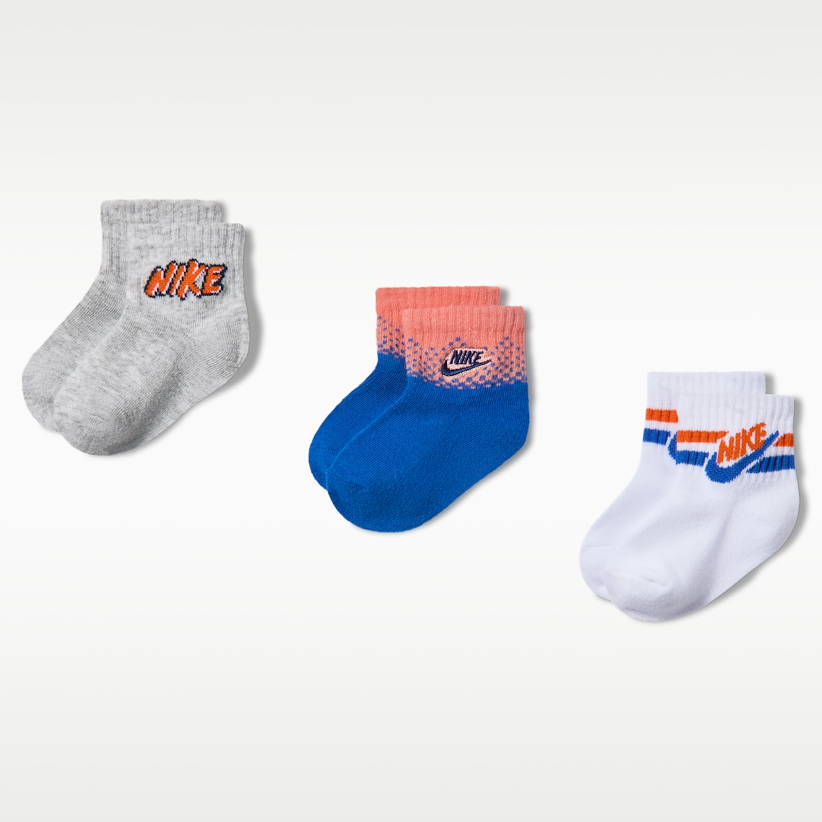Nike Infant Snow Motion Socks (3 Pairs)