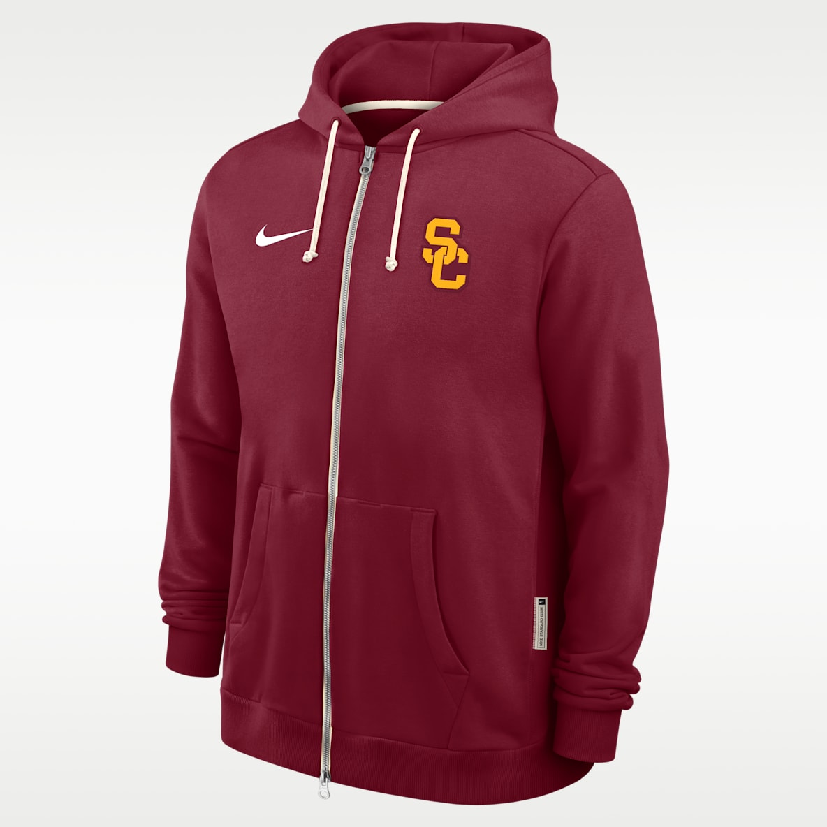 USC Sideline Sudadera con gorro universitaria Nike Dri-FIT de cierre completo para hombre