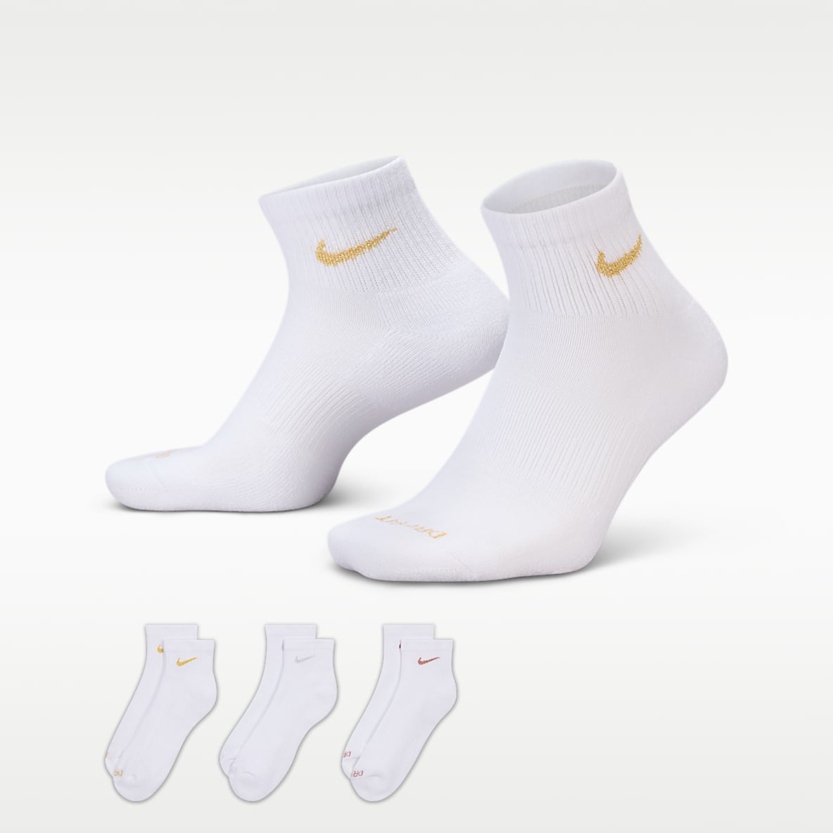 Nike Everyday Plus Cushioned Training Ankle Socks (3 Pairs)