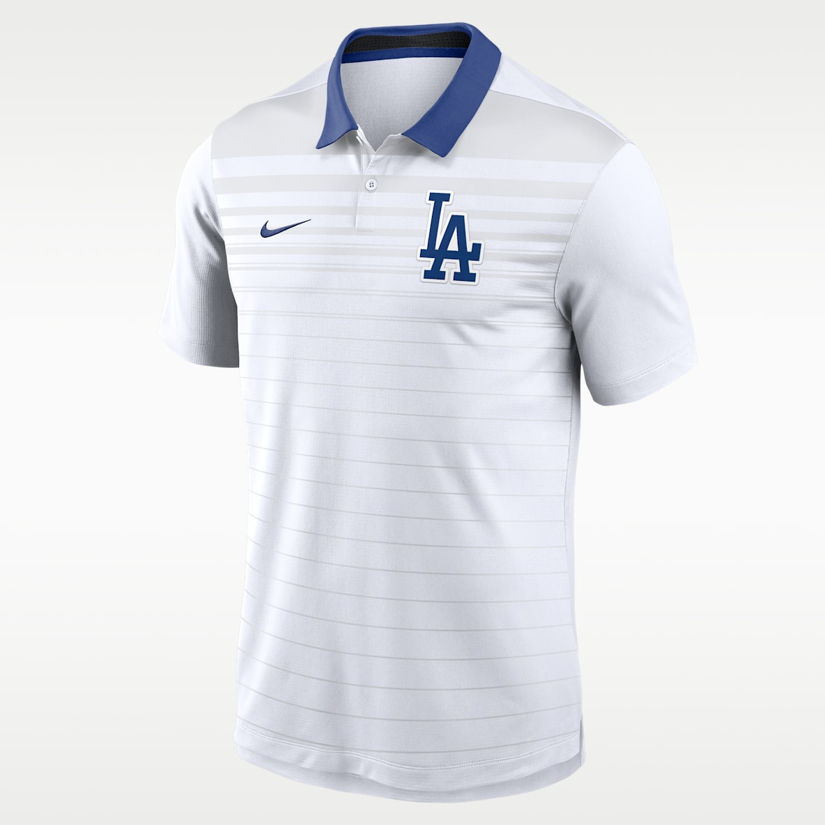 Los Angeles Dodgers Striped Vapor Men's Nike Dri-FIT MLB Polo