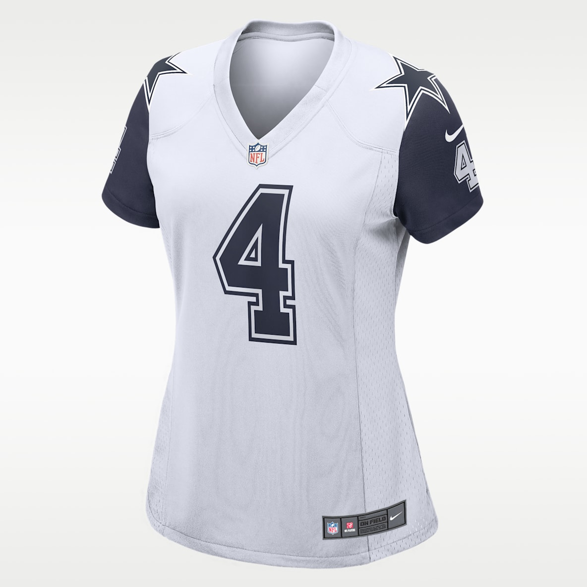 NFL Dallas Cowboys (Dak Prescott) Women's Game Football Jersey