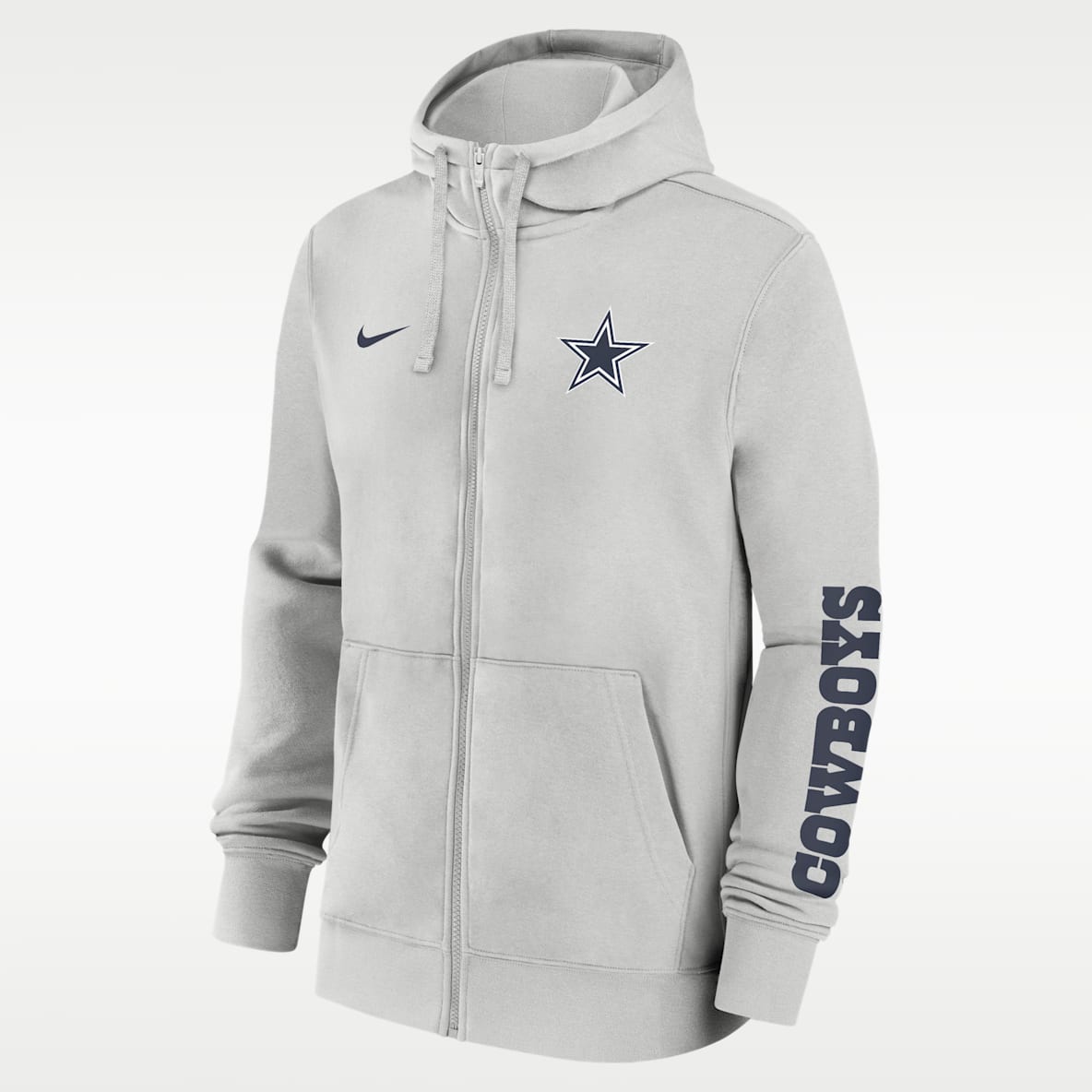 Dallas Cowboys Club Men's Nike NFL Full-Zip Hoodie