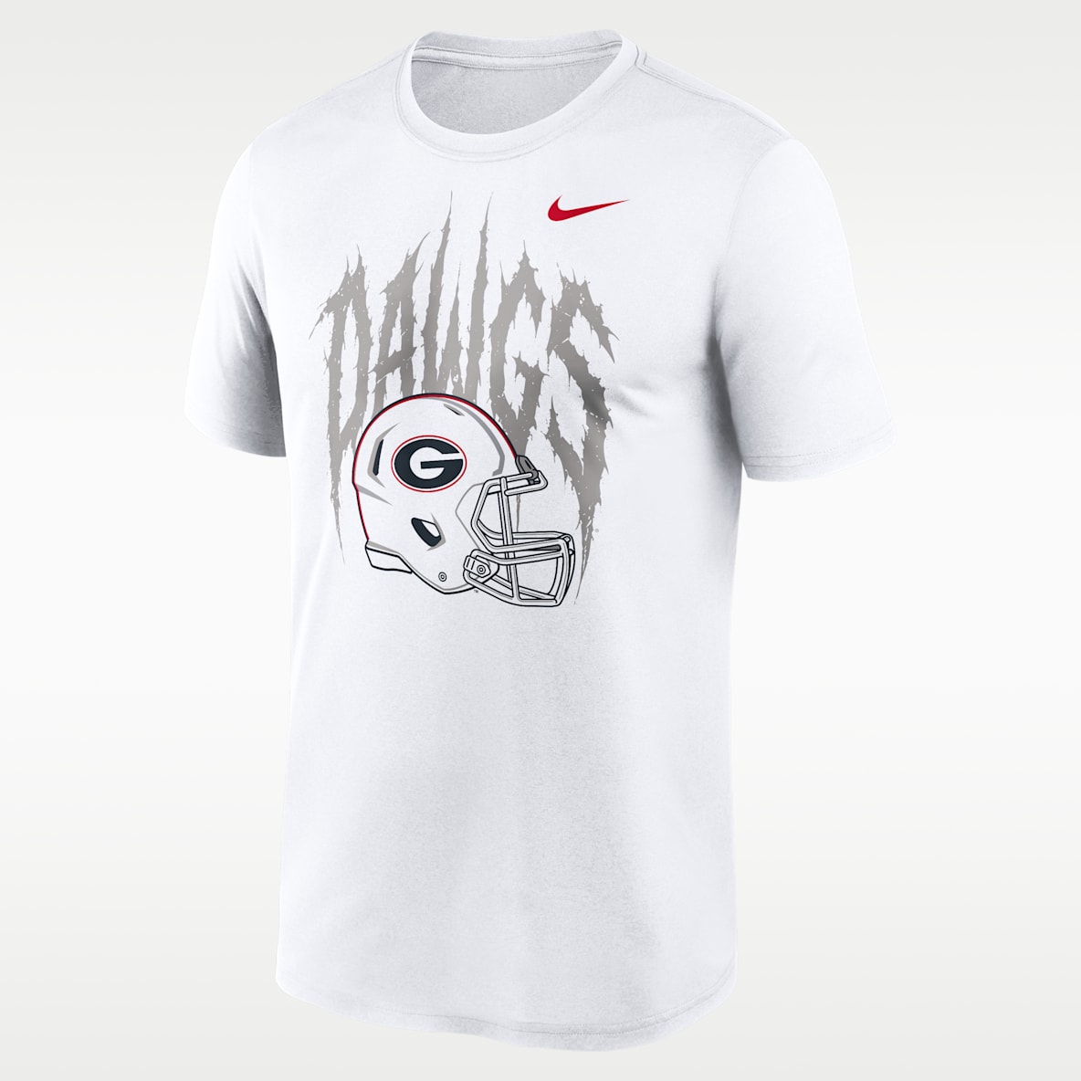 Georgia 2026 White Out Dawgs Playera universitaria Nike Dri-FIT para hombre