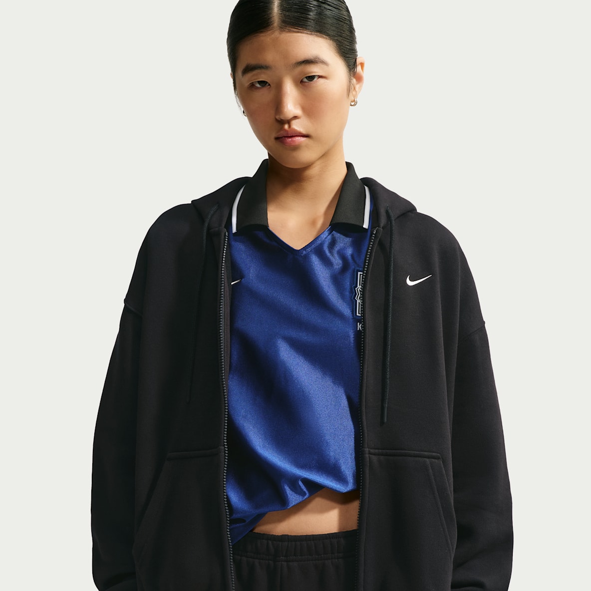 Nike Studio Fleece Medium Weight Women's Oversized Full-Zip Hoodie
