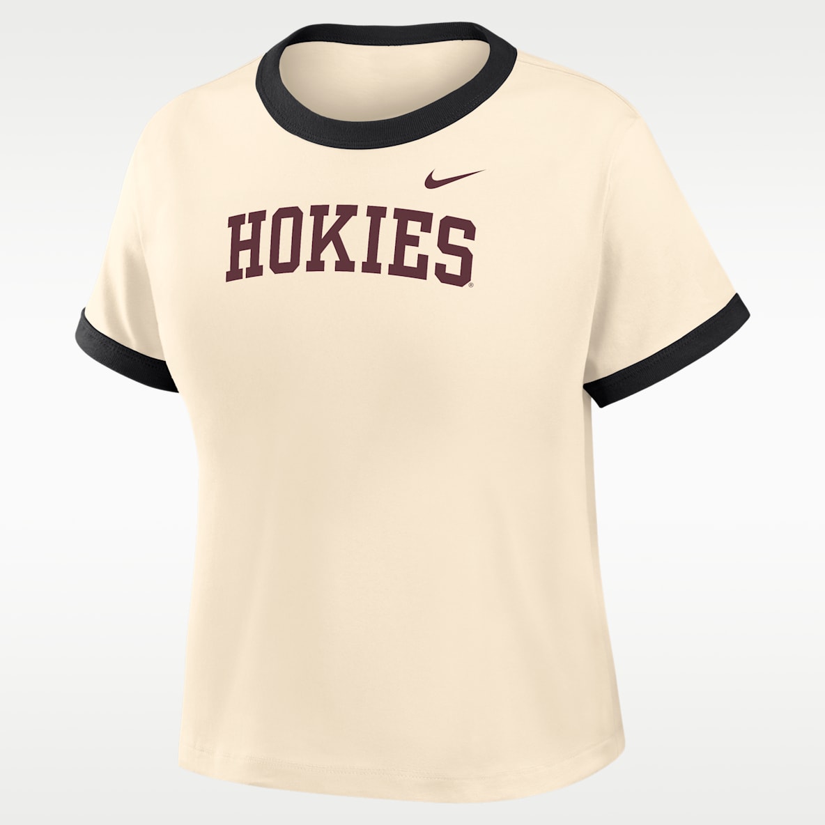 Nike College (Virginia Tech Women's Ringer T-Shirt