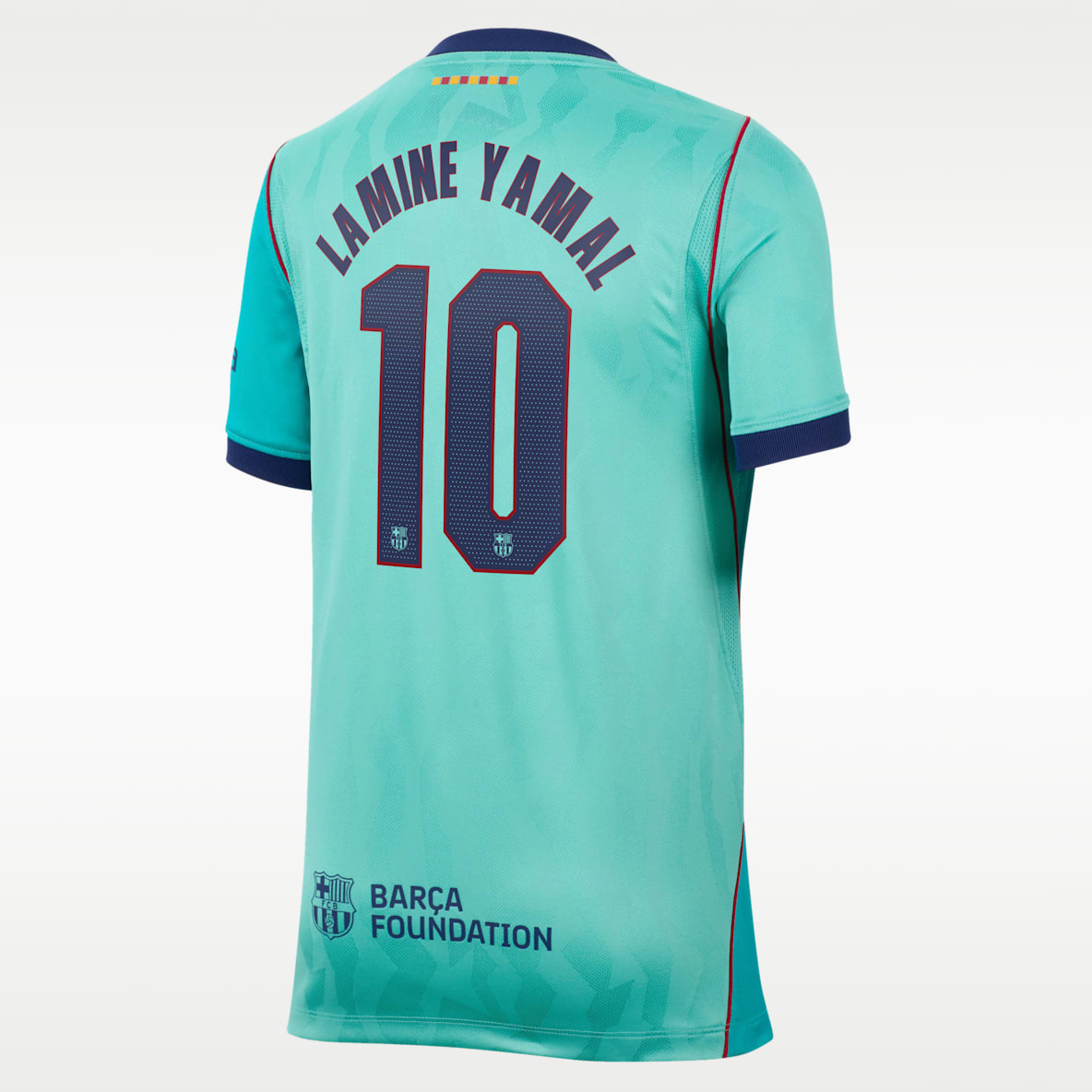 Lamine Yamal Barcelona 2026/27 Stadium Third Big Kids' Nike Dri-FIT Soccer Jersey