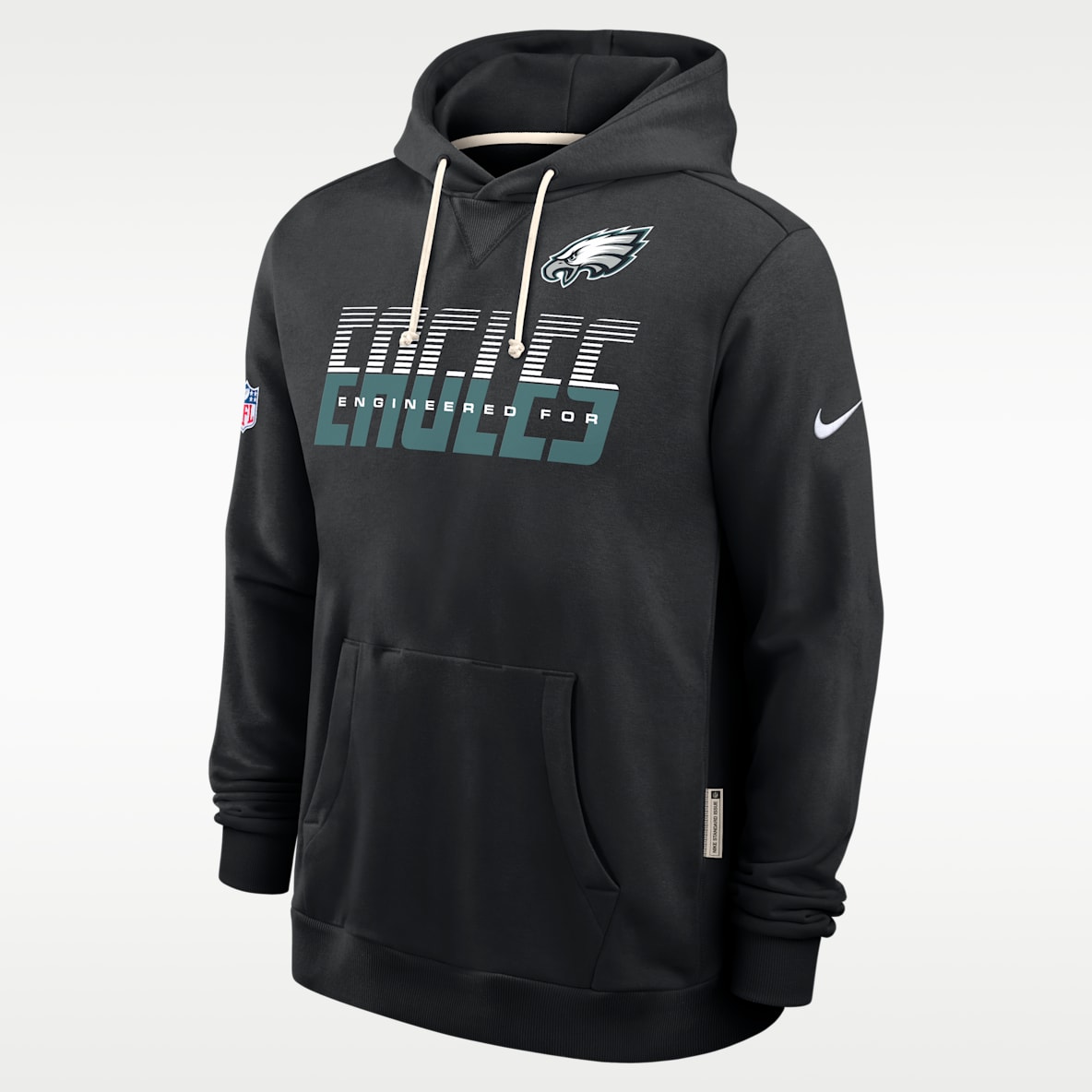 Philadelphia Eagles Sideline Standard Issue Sudadera con gorro sin cierre Nike Dri-FIT de la NFL para hombre