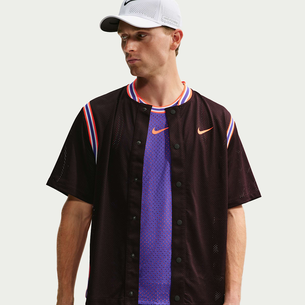 NikeCourt Slam Men's Dri-FIT Button-Up Tennis Top